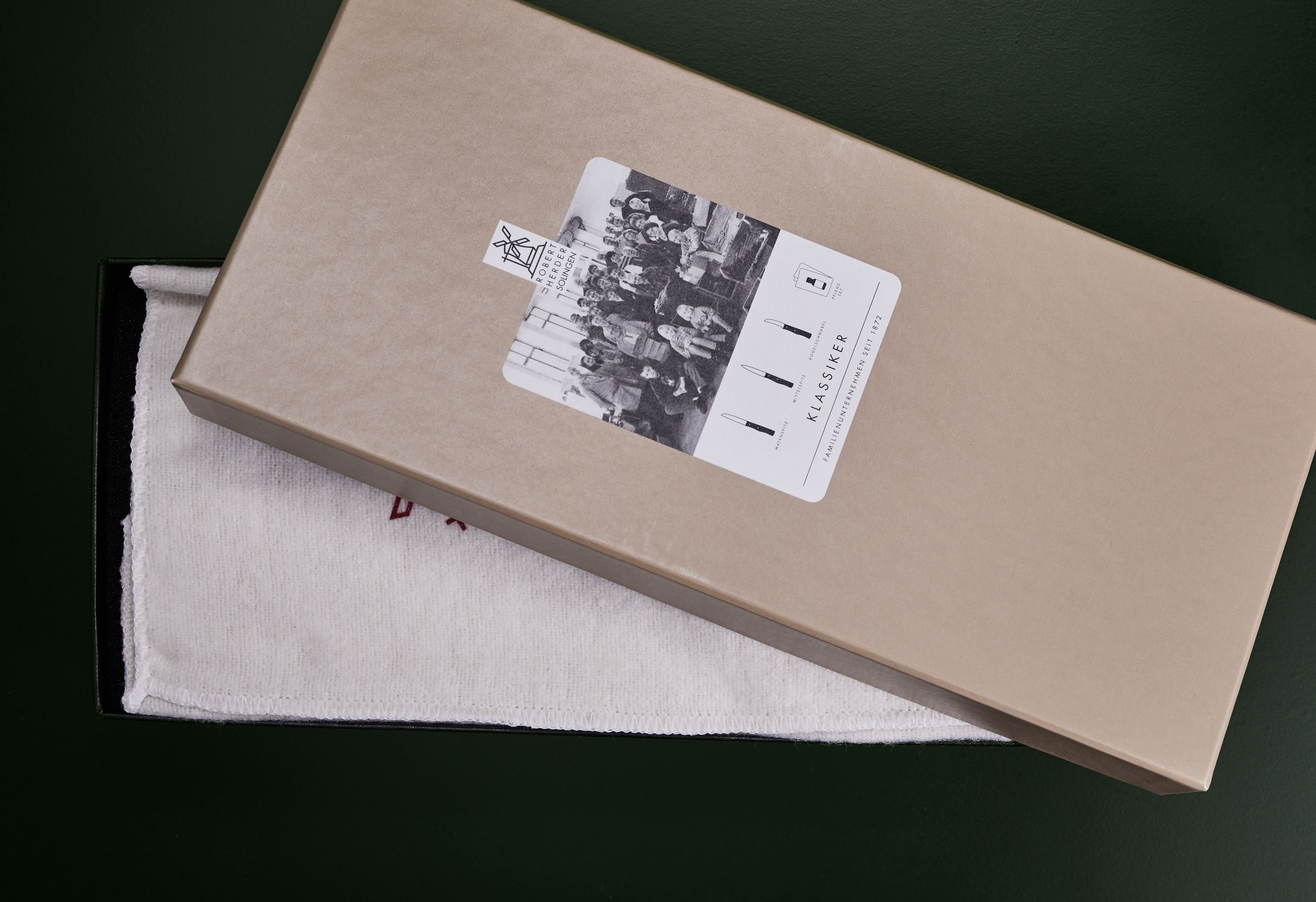 Geschenkset Gemüsemesser Pflaume carbon