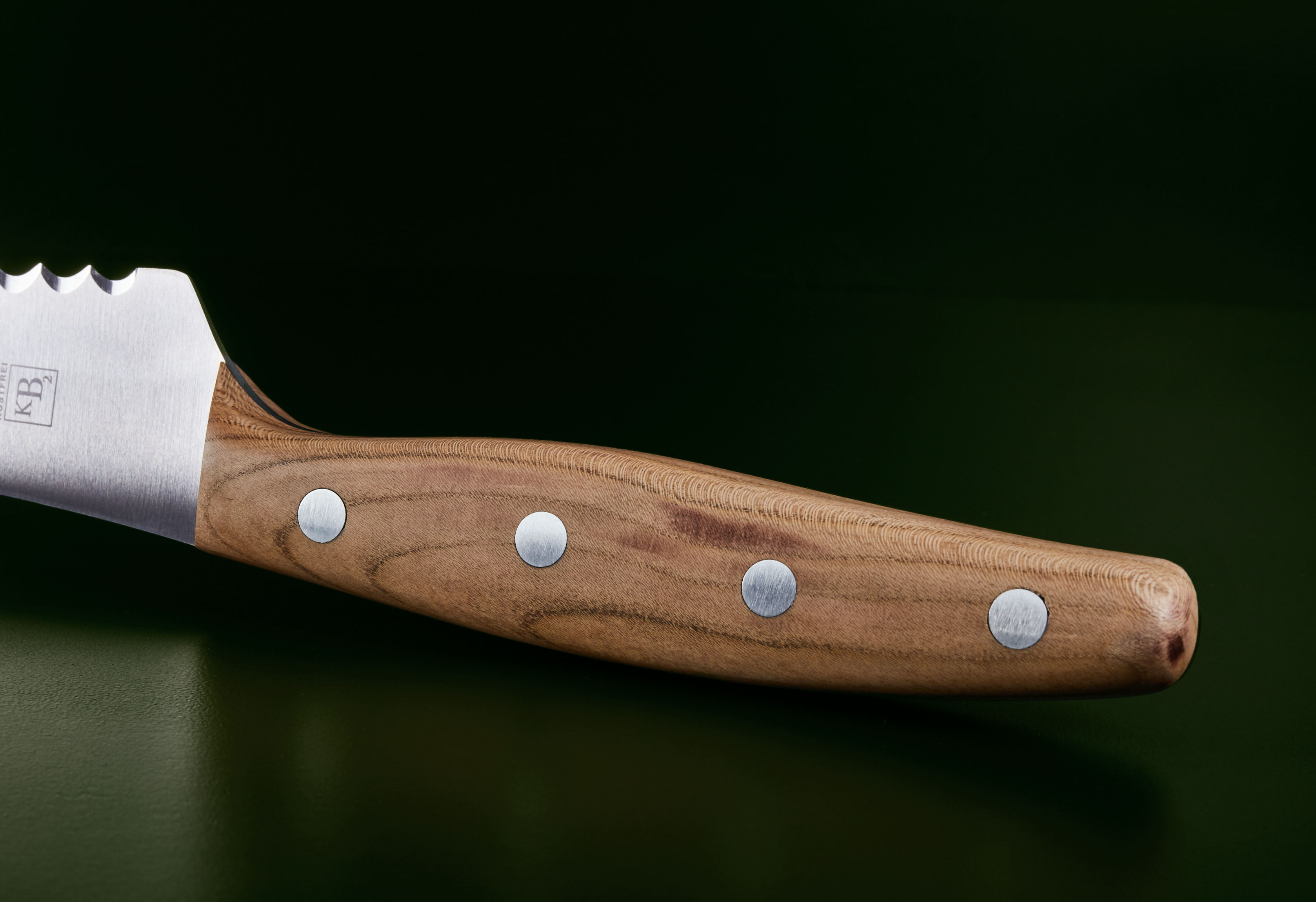 BrotBeidhänder Brotsäge 22,5cm Marille rostfrei