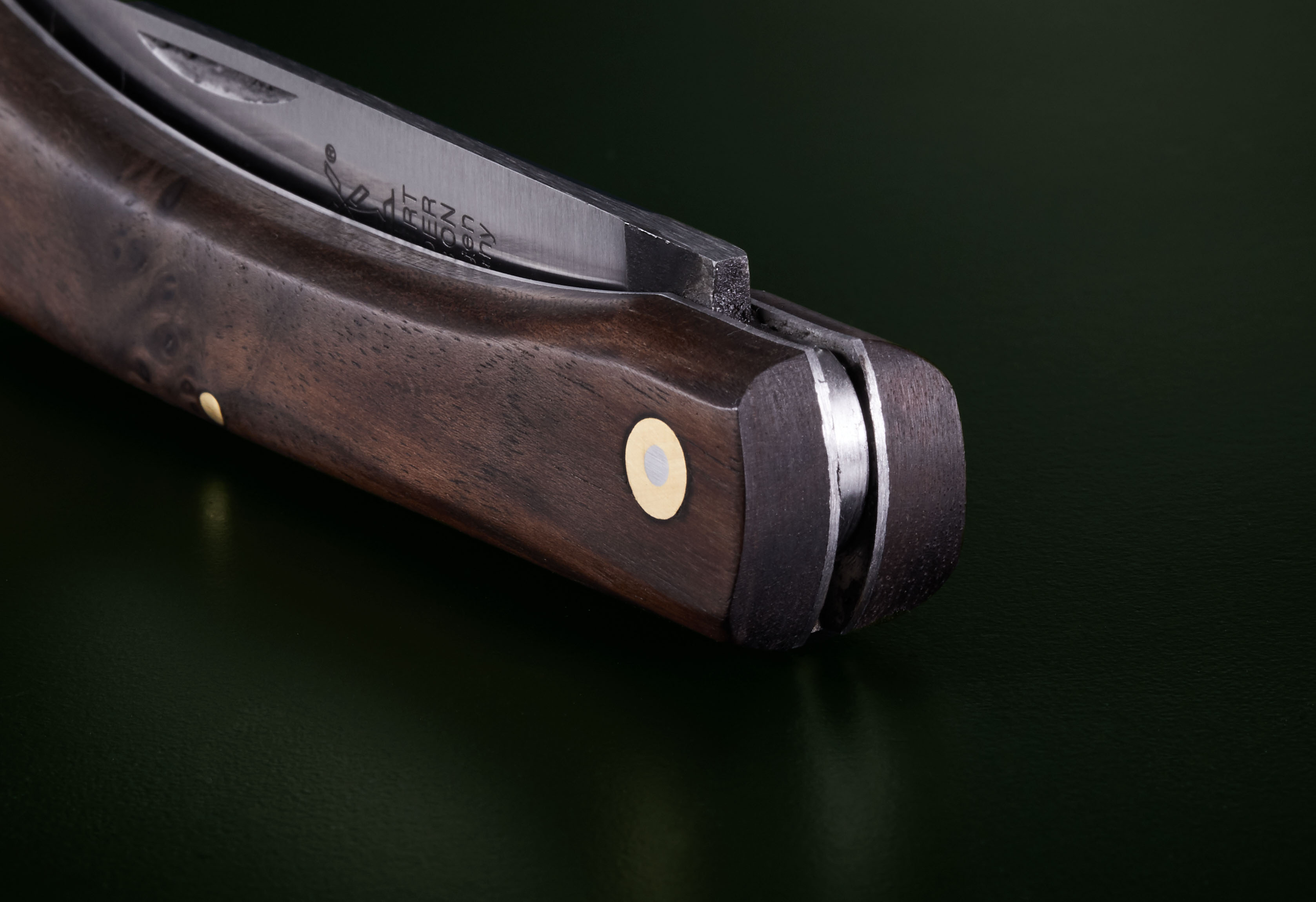 Walnuss Großes Taschenmesser carbon