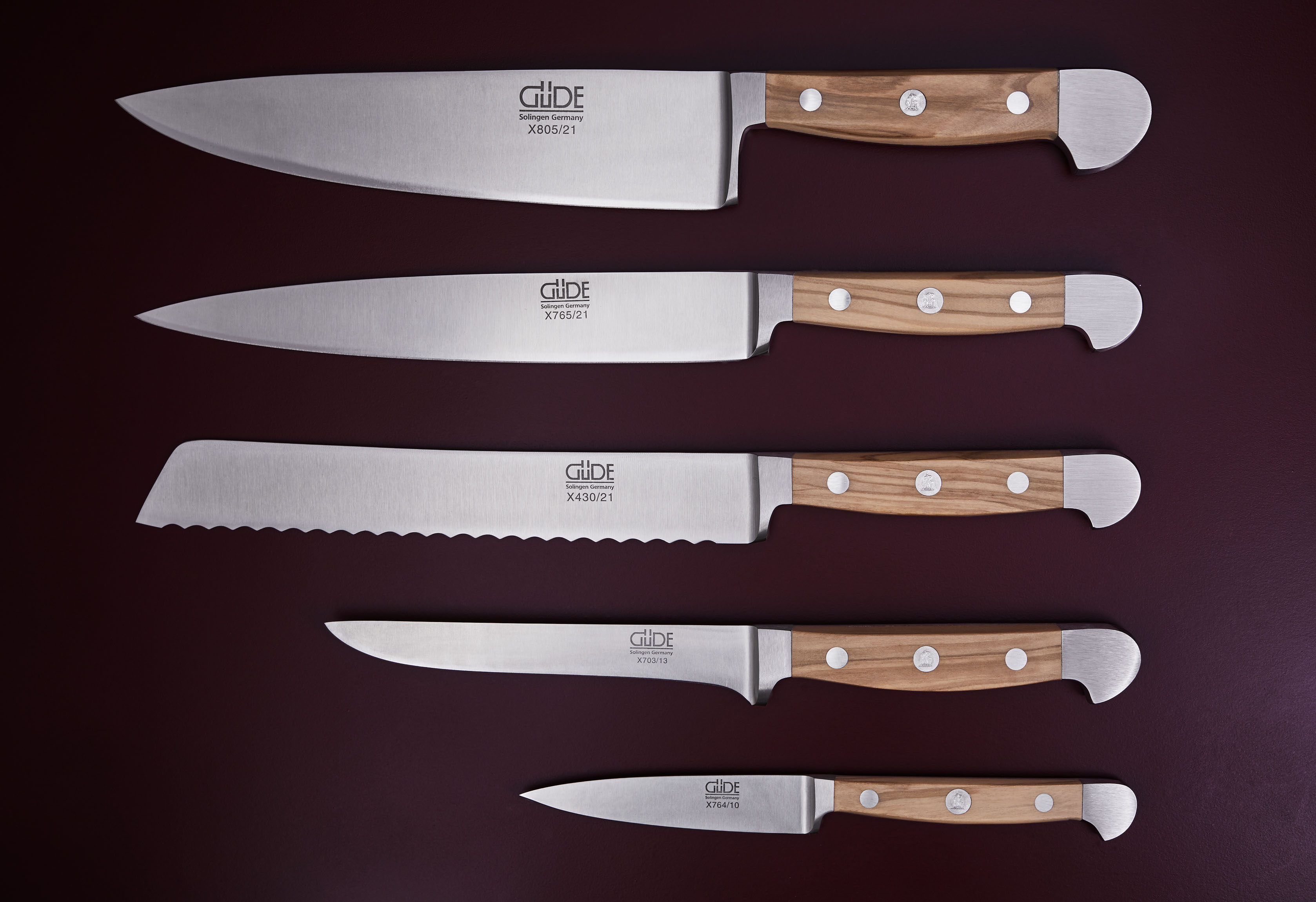 5-teiliges Messerset