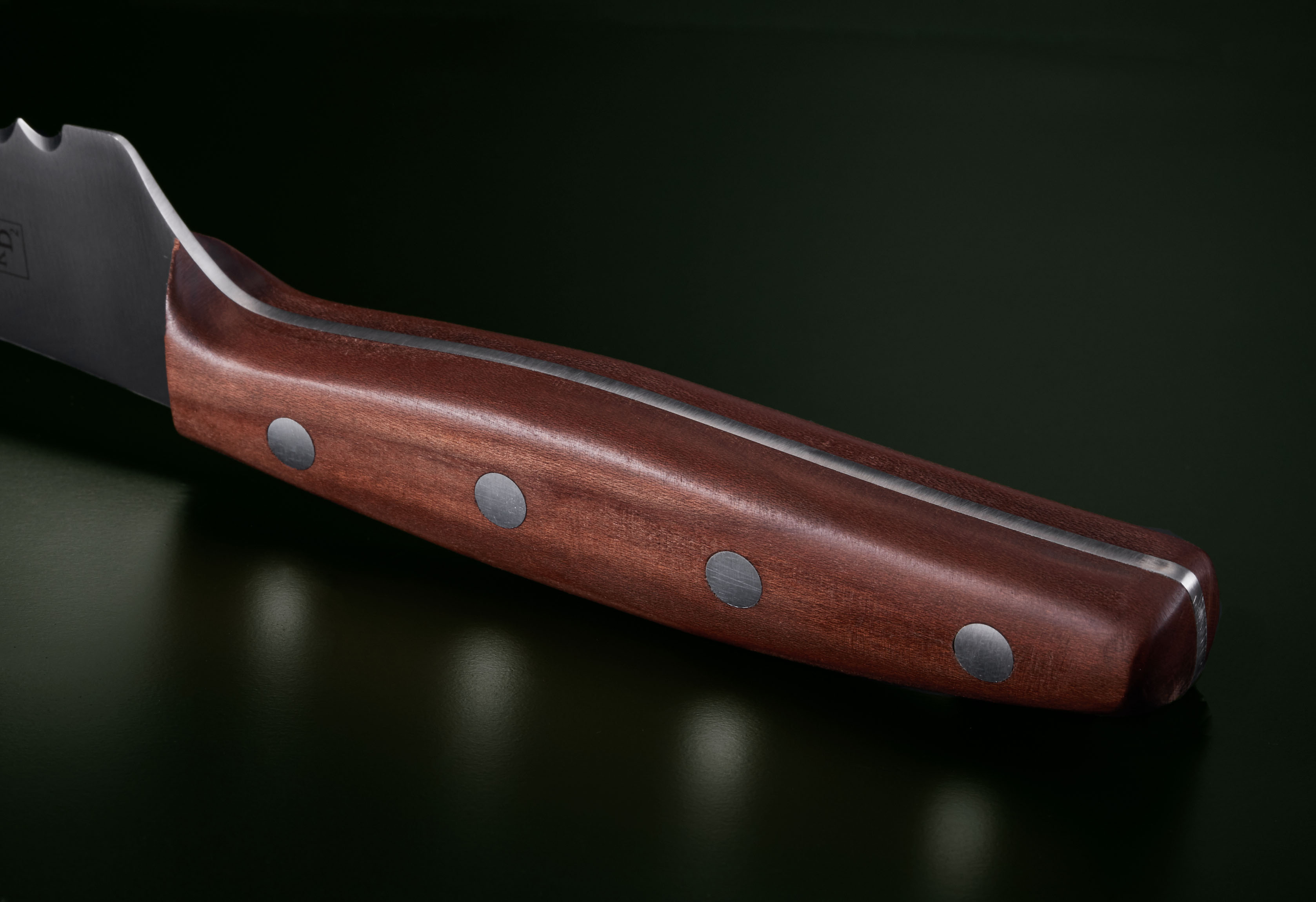 BrotBeidhänder Brotsäge 22,5cm Pflaume rostfrei