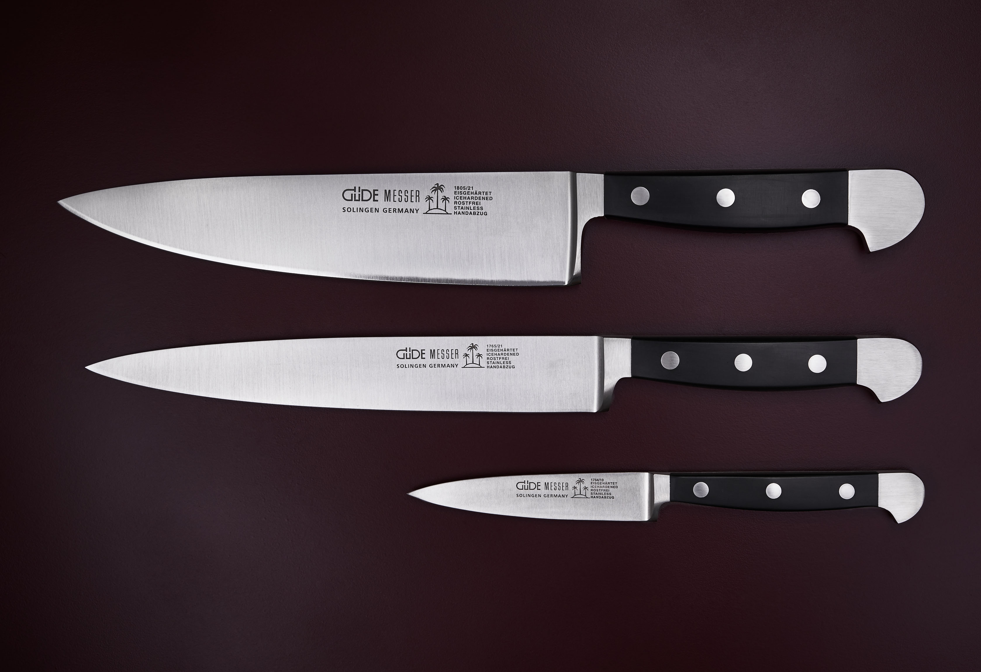 3-teiliges Messerset