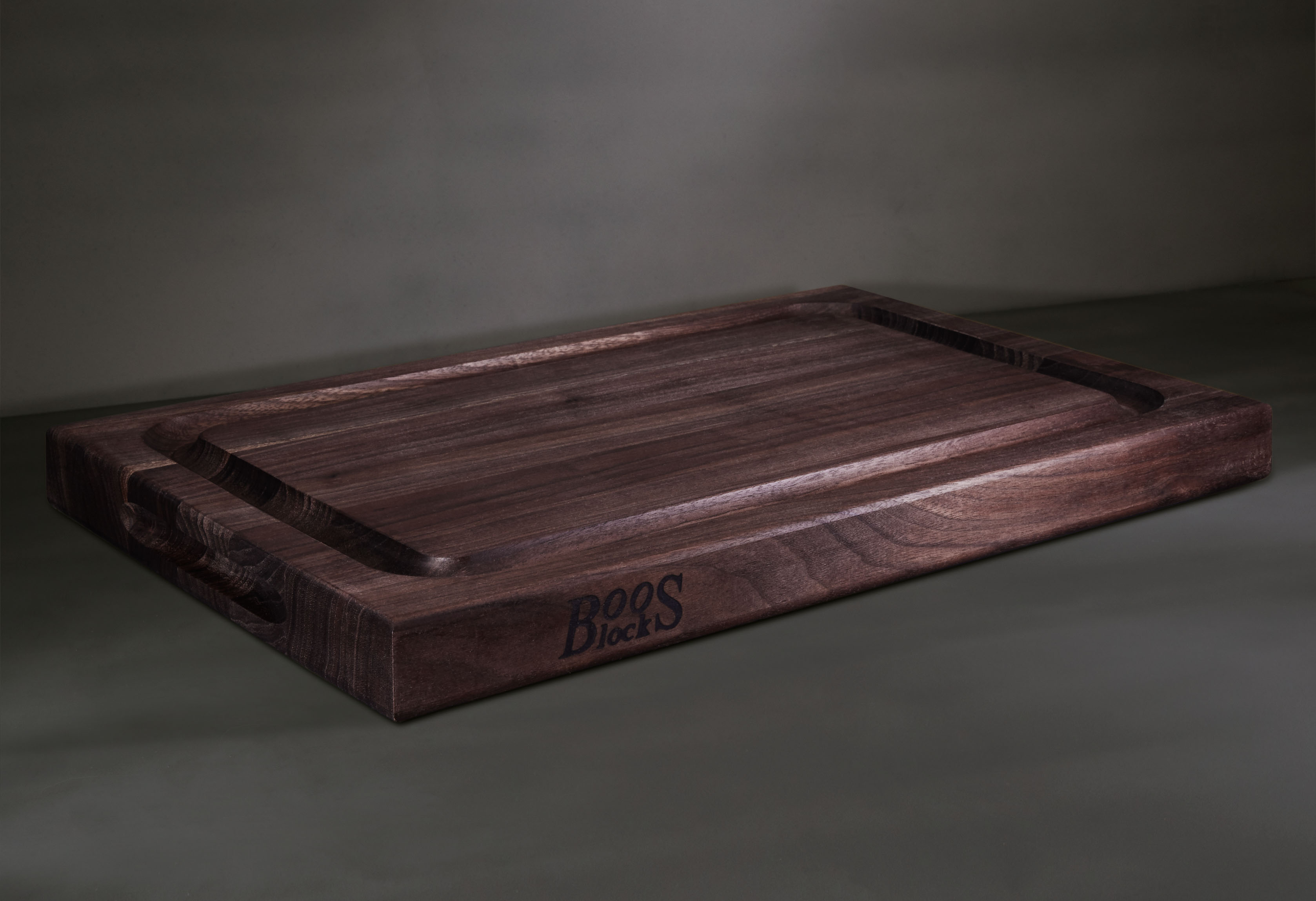 Kleines Gourmet Schneidebrett mit Saftrille 4cm