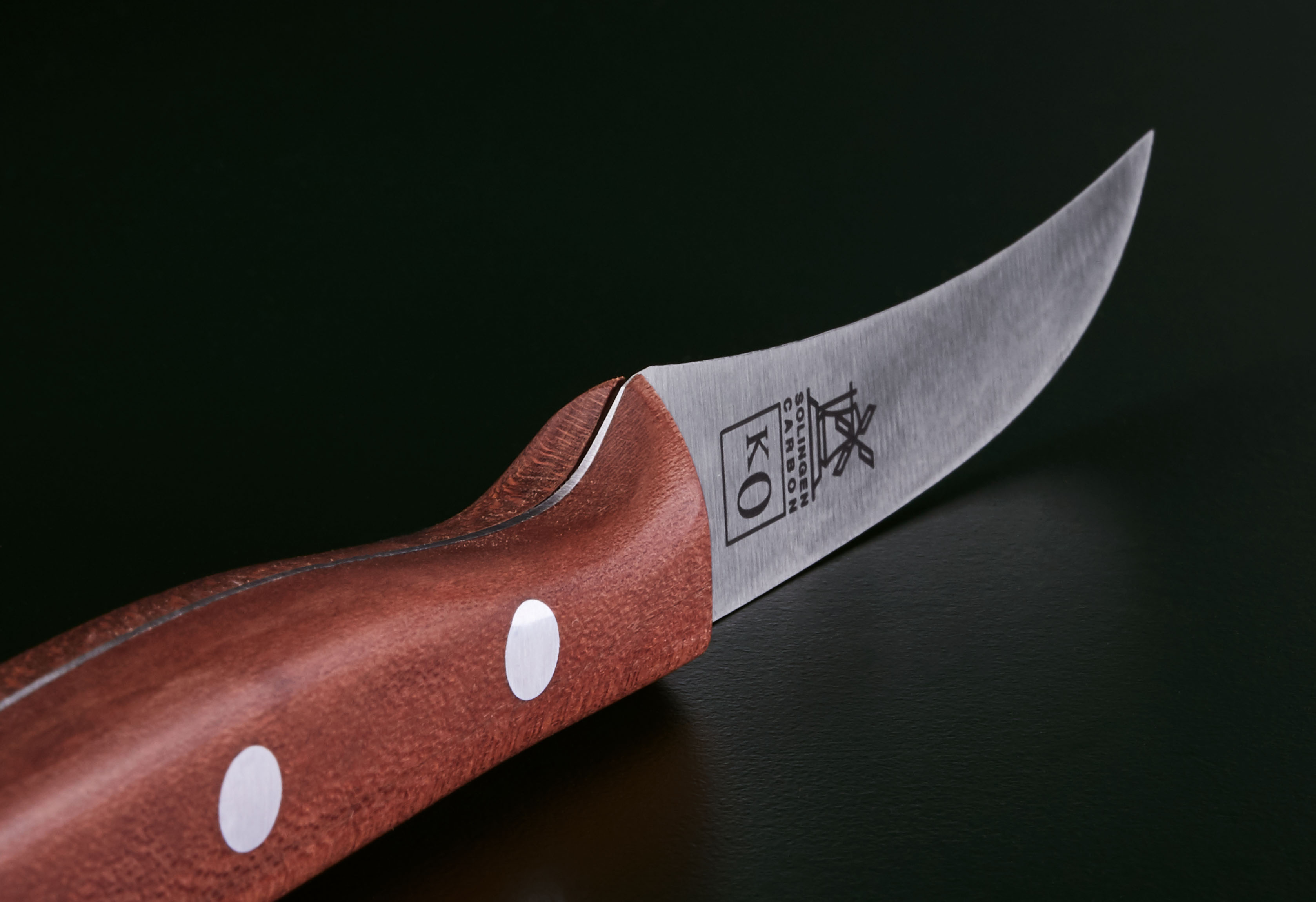 Schälmesser Vogelschnabel Pflaume carbon