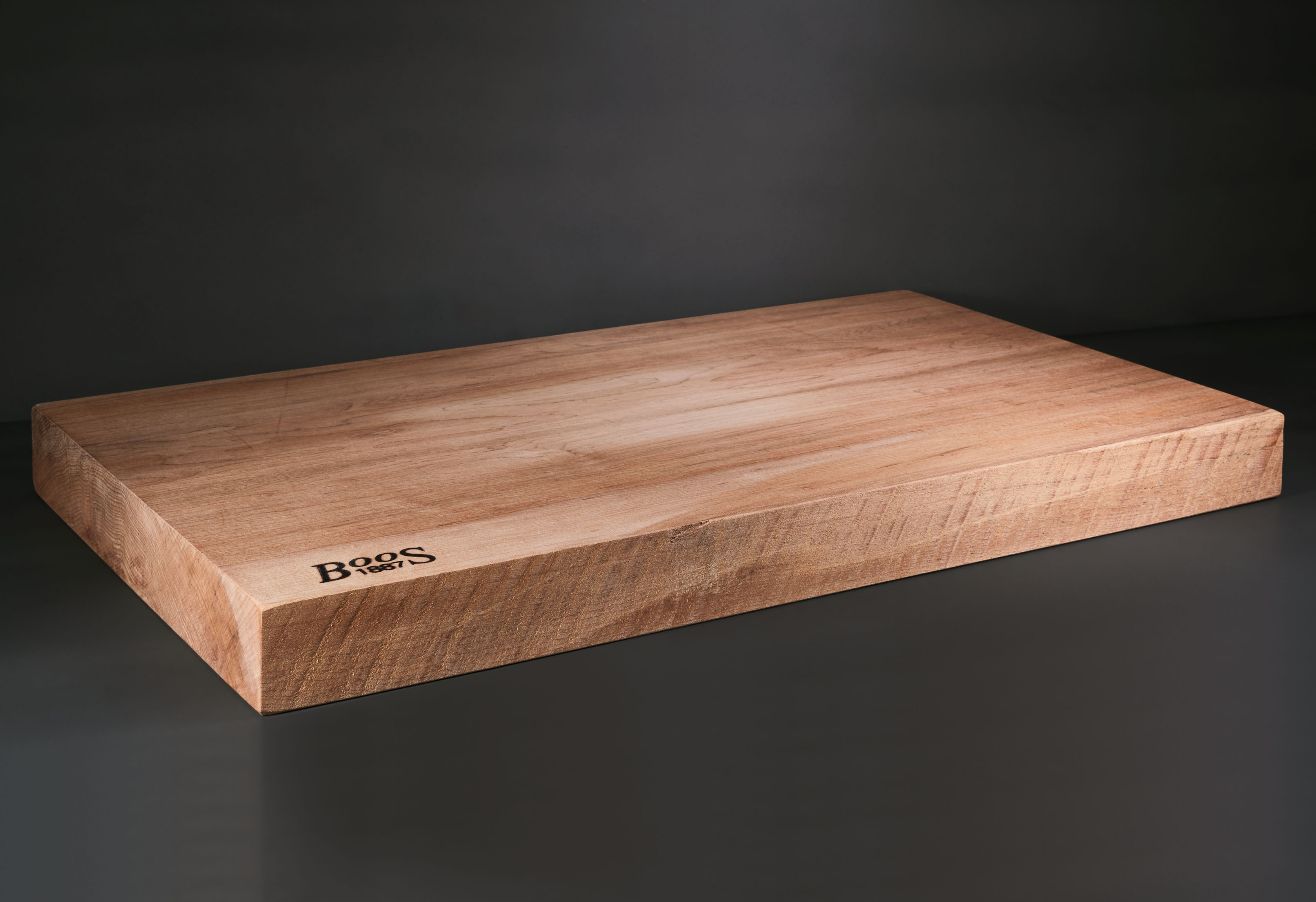 Großes Schneidebrett rustikal Ahorn 4,5cm