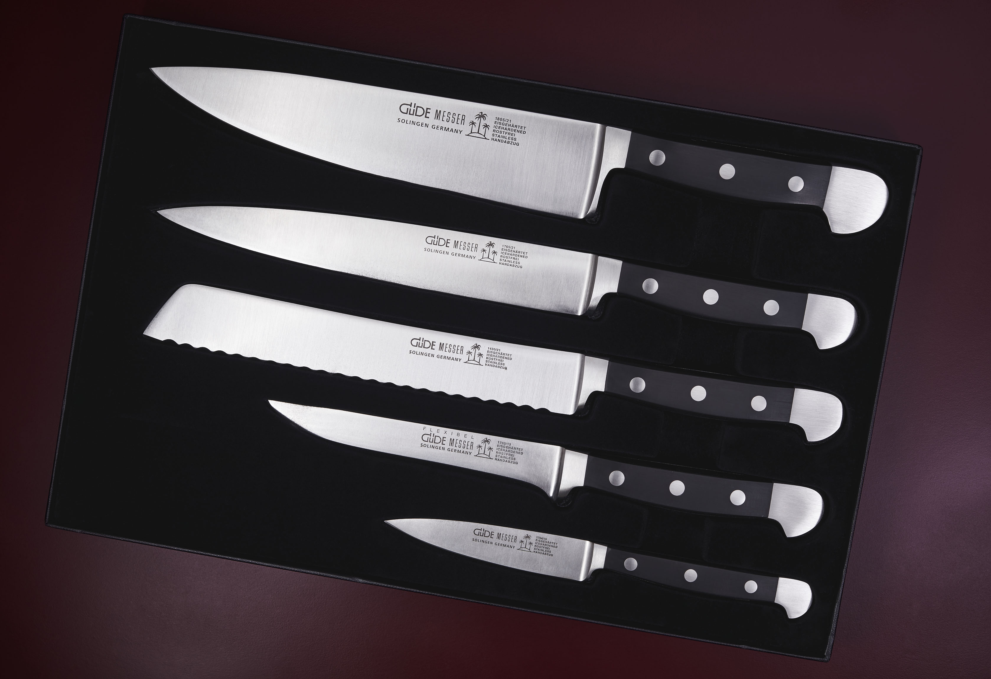 5-teiliges Messerset