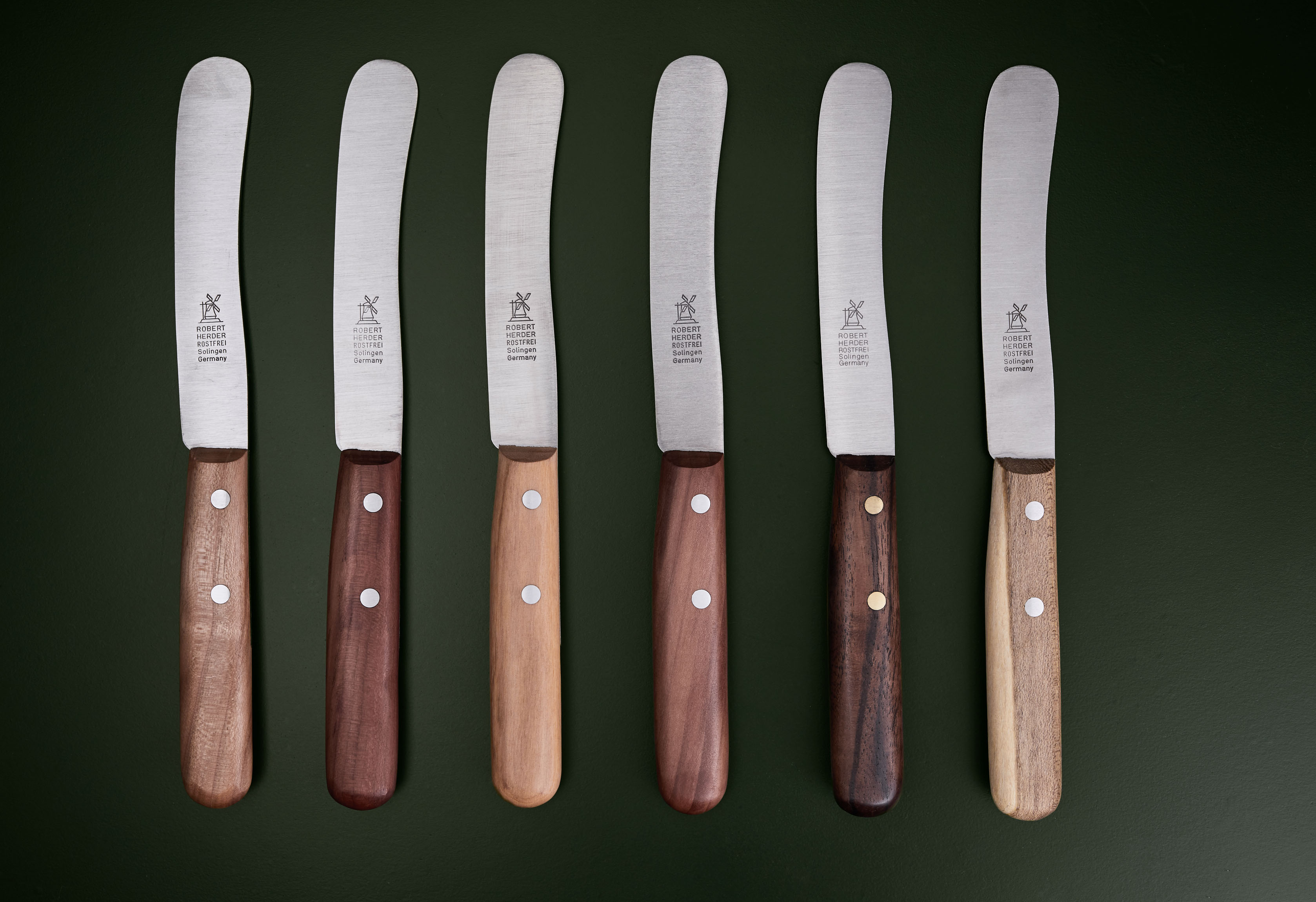 Buckelsmesser-Box 6er Set Frühstücksmesser