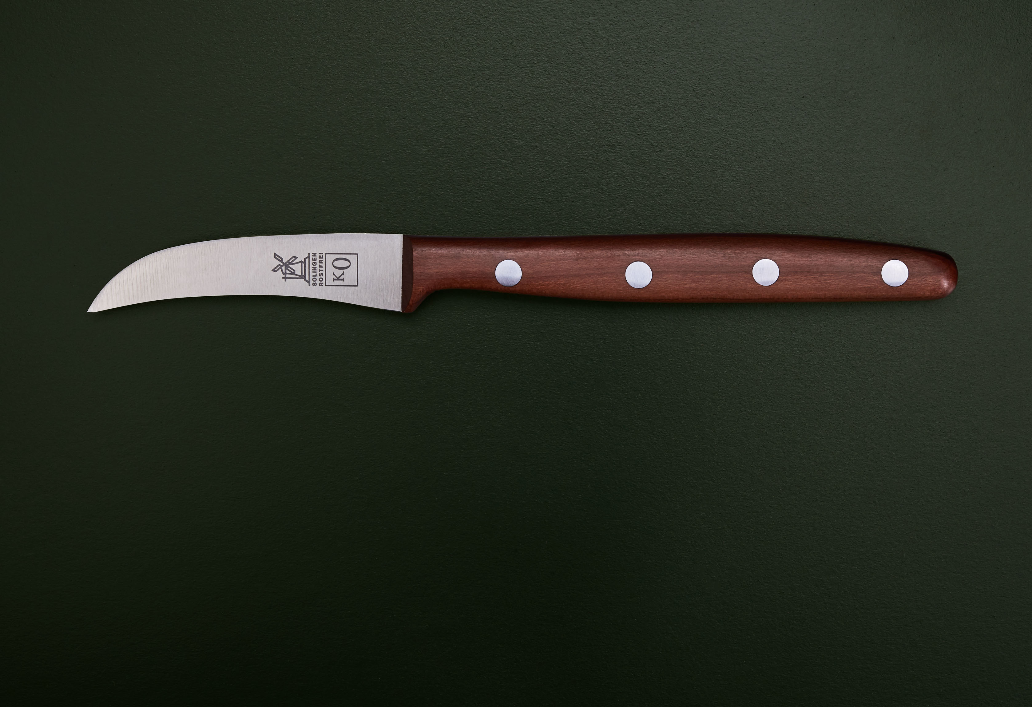 Schälmesser Vogelschnabel Pflaume rostfrei