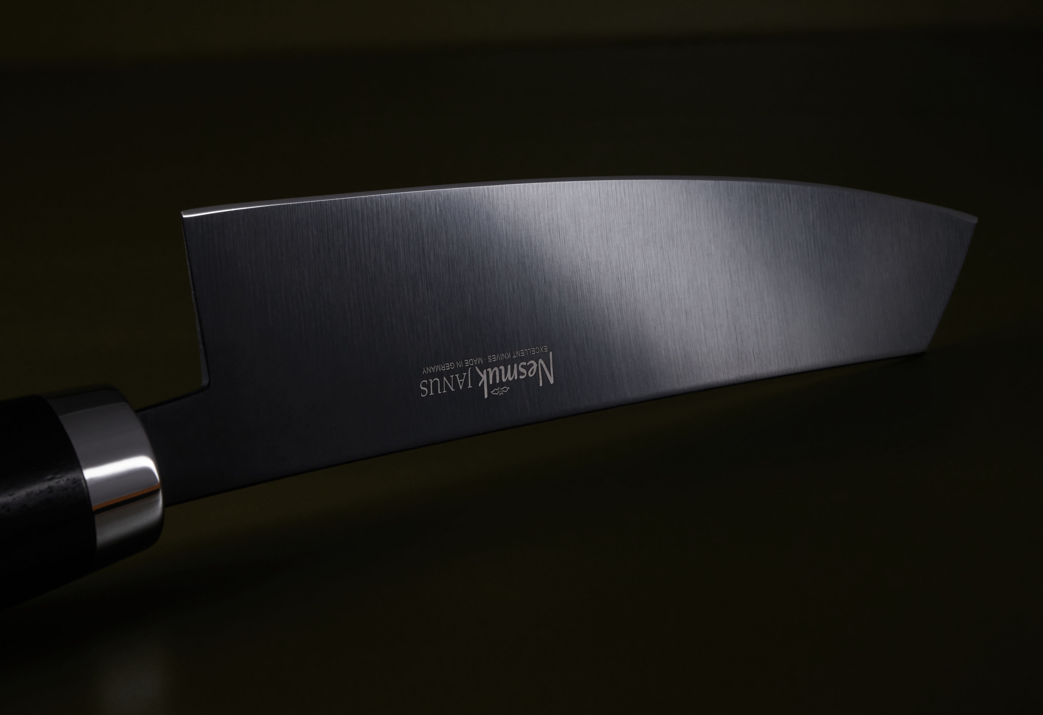 Makassar Ebenholz Kochmesser 18cm