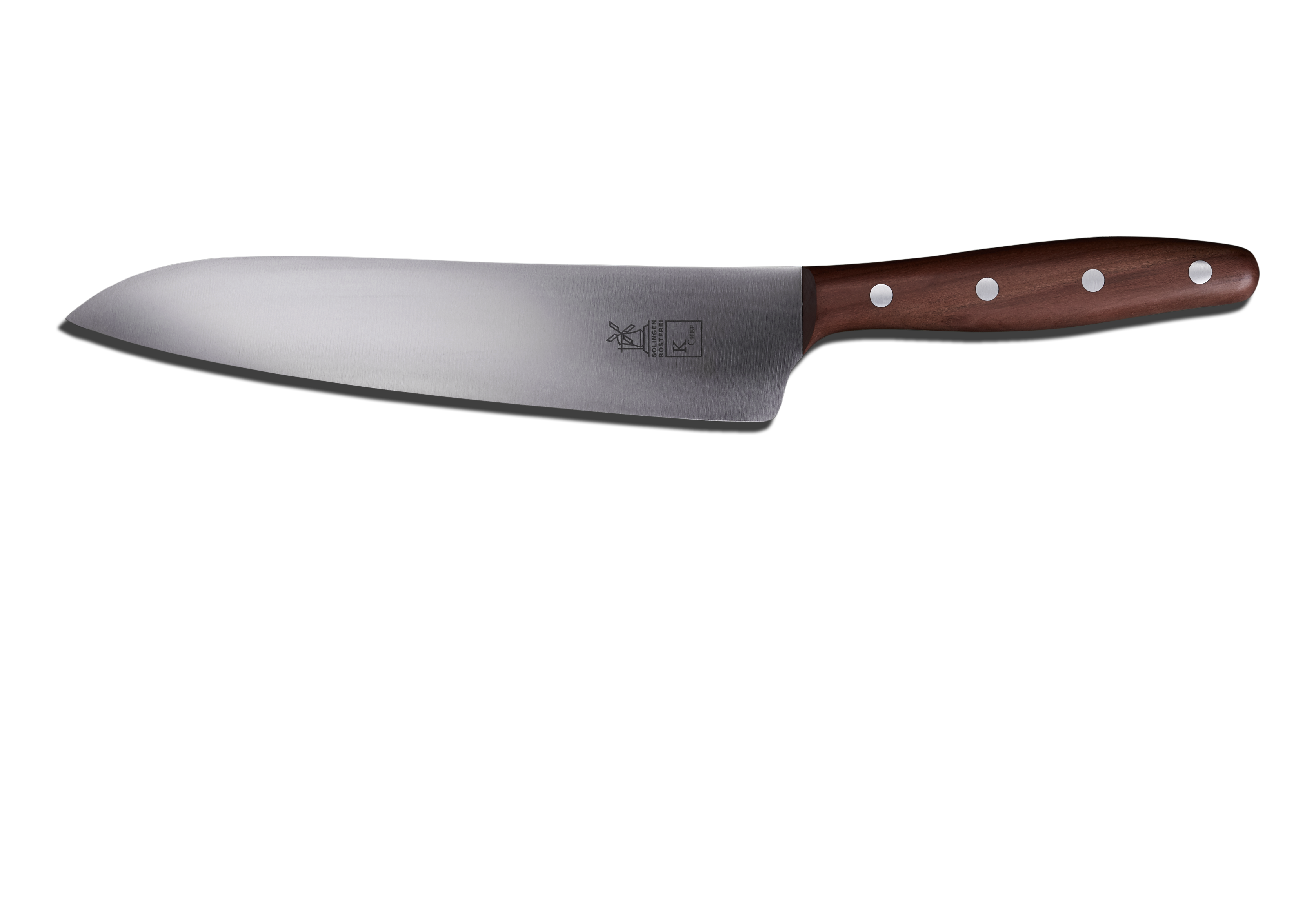 Extra Großes Kochmesser 23cm Pflaume rostfrei