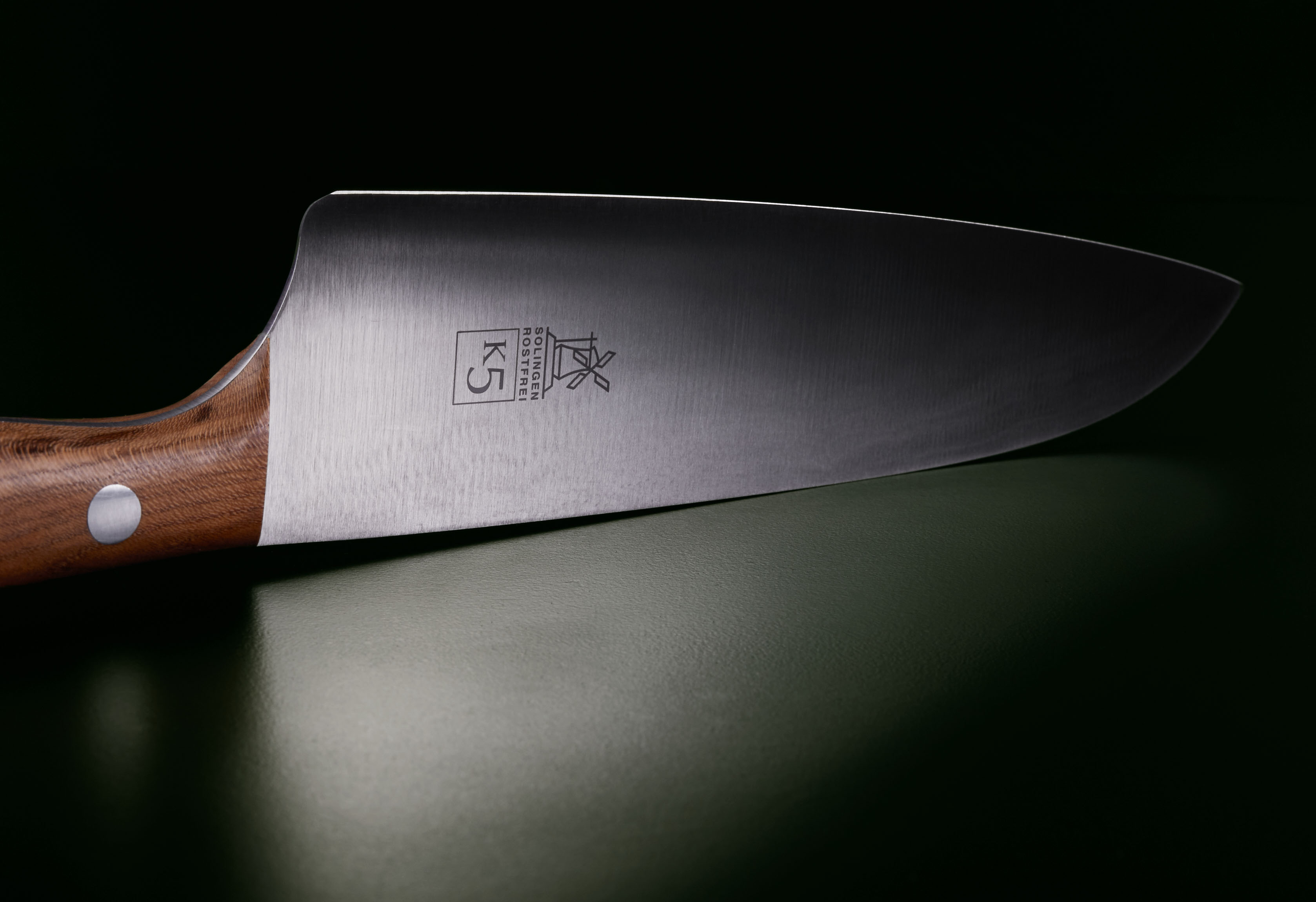 Großes Kochmesser 18cm Marille rostfrei