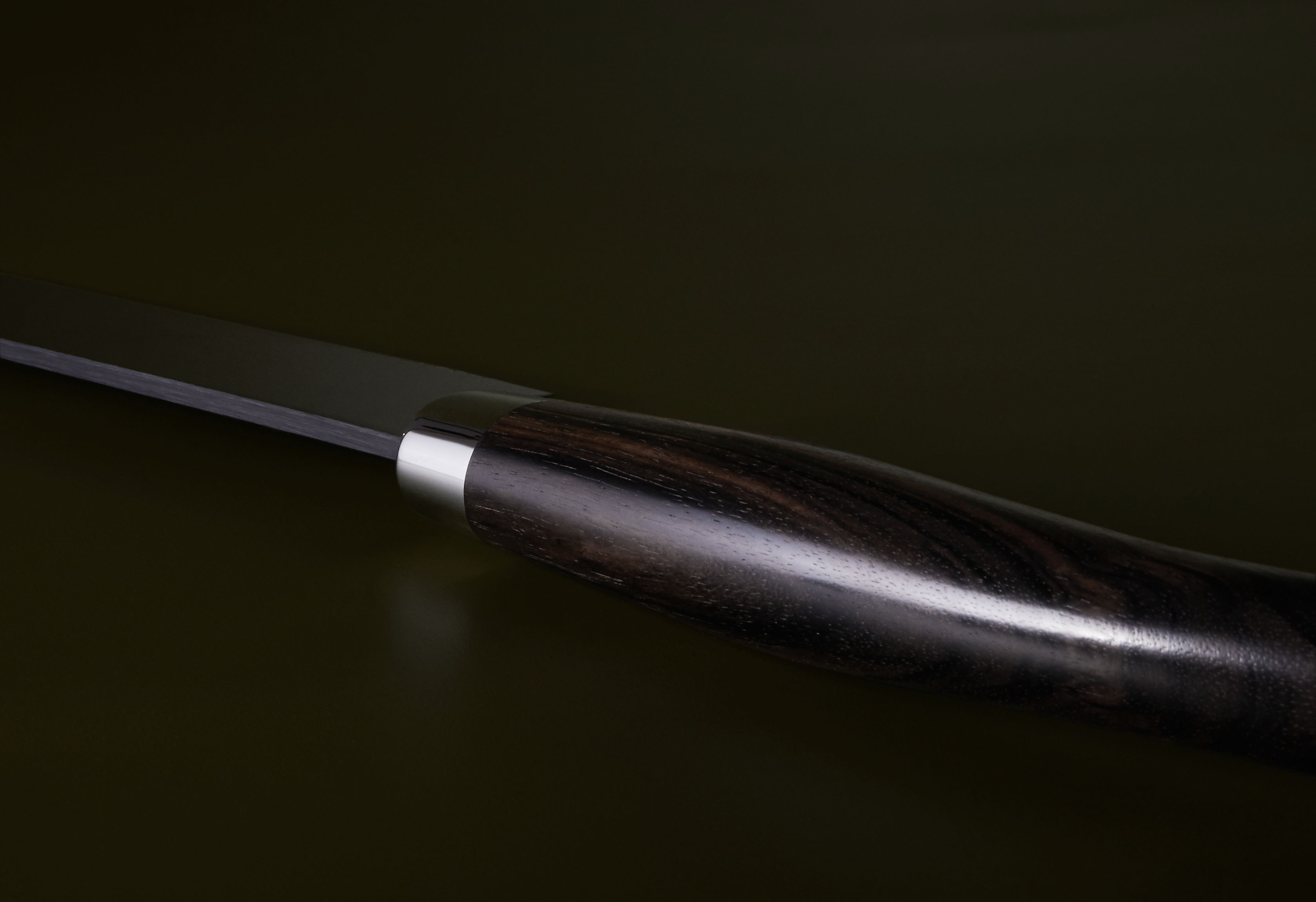 Makassar Ebenholz Kochmesser 18cm