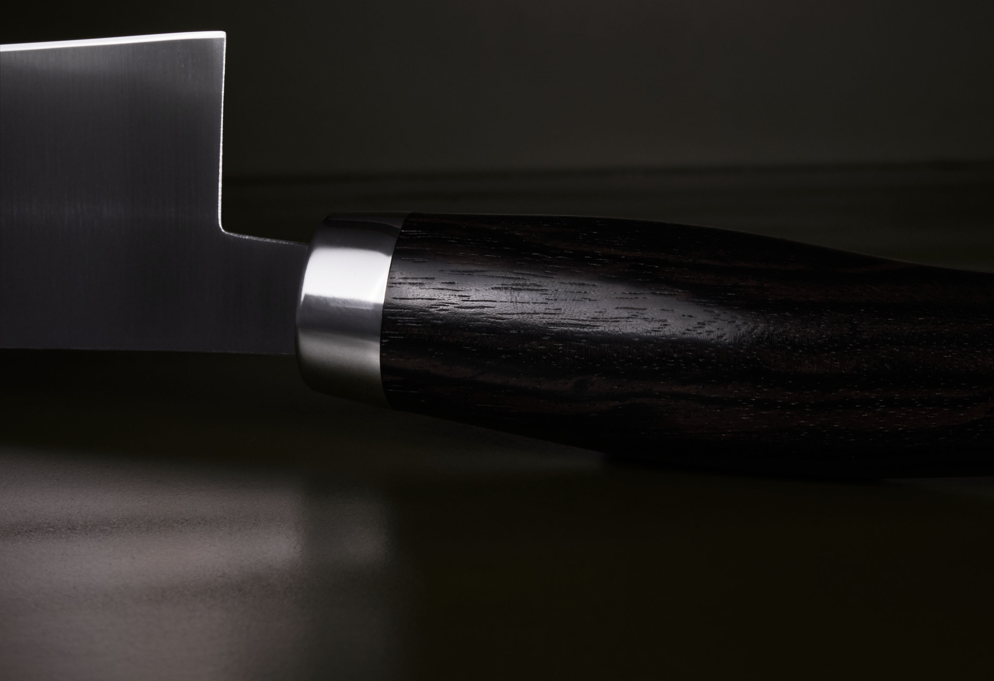 Makassar Ebenholz Kochmesser 18c