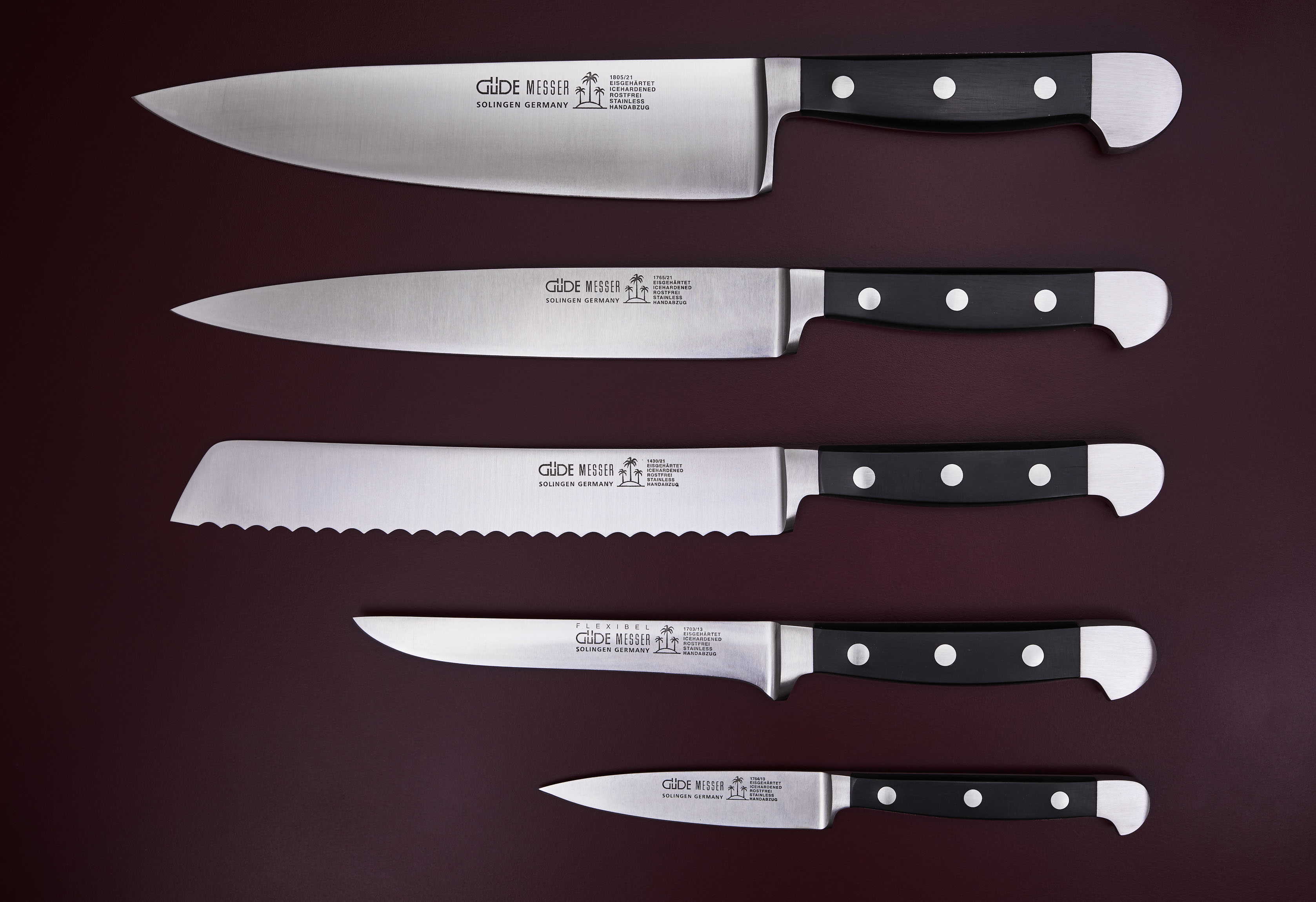 5-teiliges Messerset