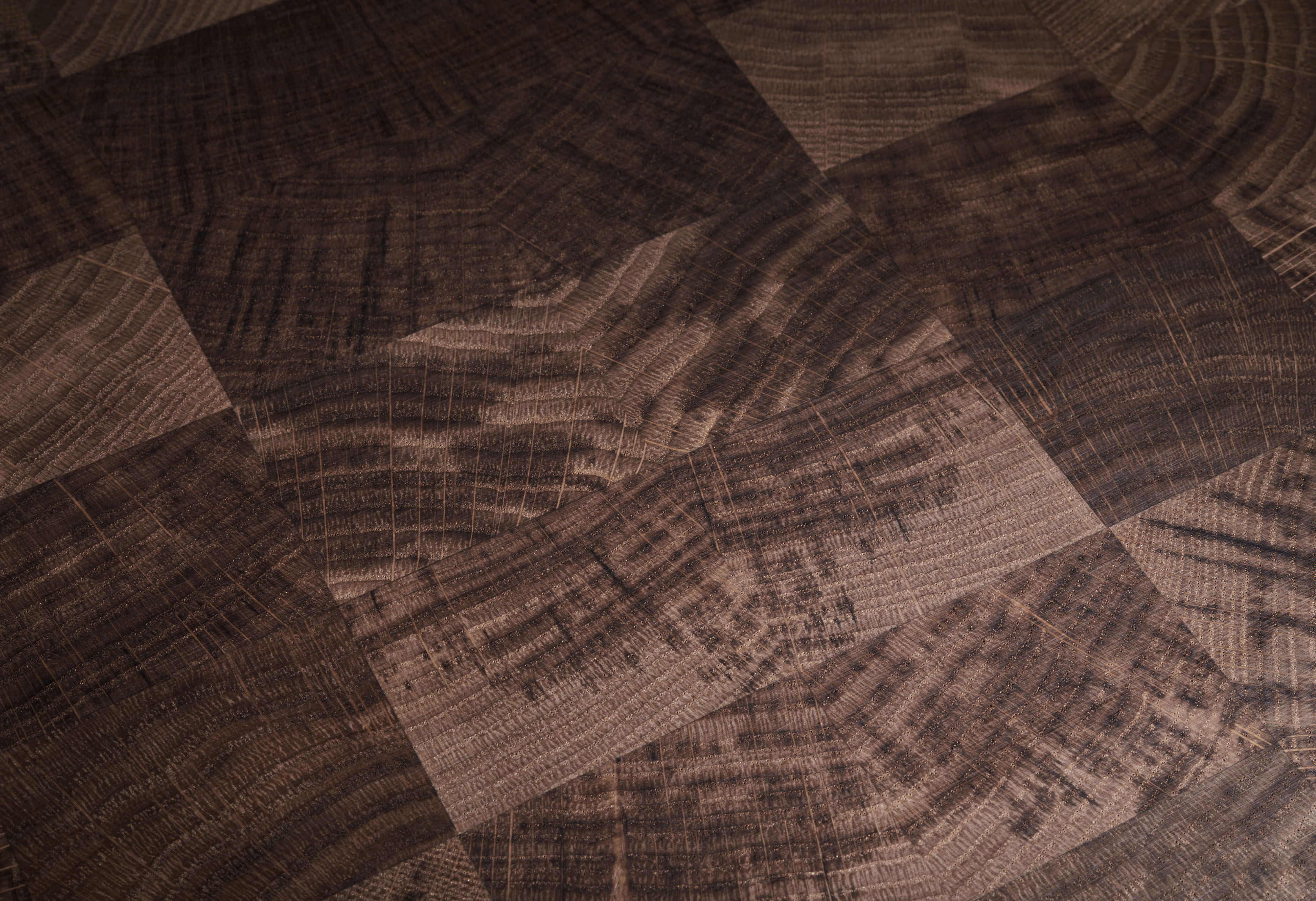 Großer Hackblock Eiche Stirnholz rechteckig 58,5x39