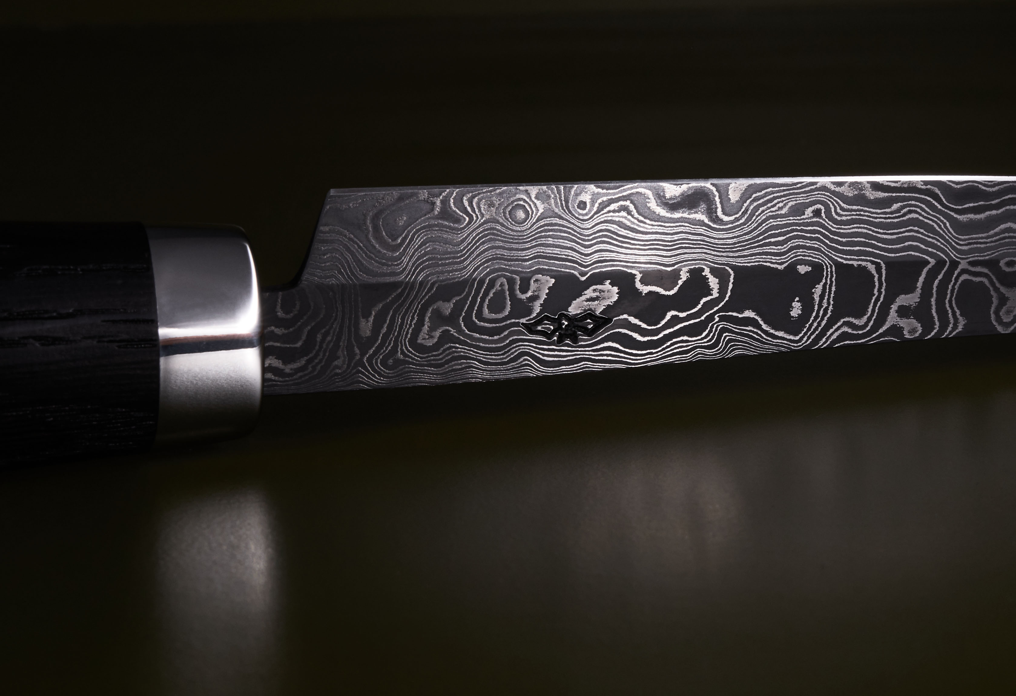 Damast Mooreiche Slicer 16cm