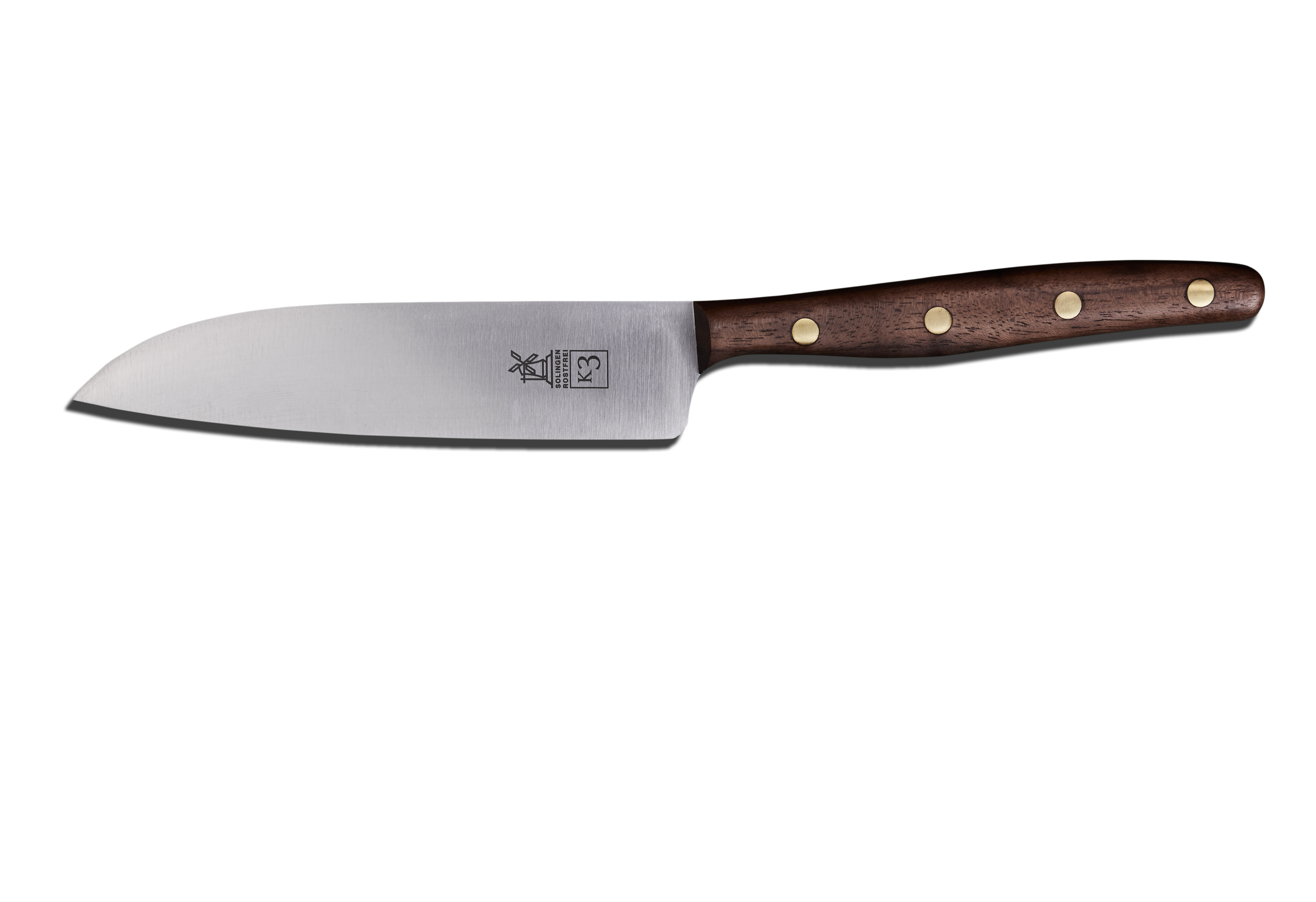 Koch- und Filiermesser 12,5cm Walnuss rostfrei