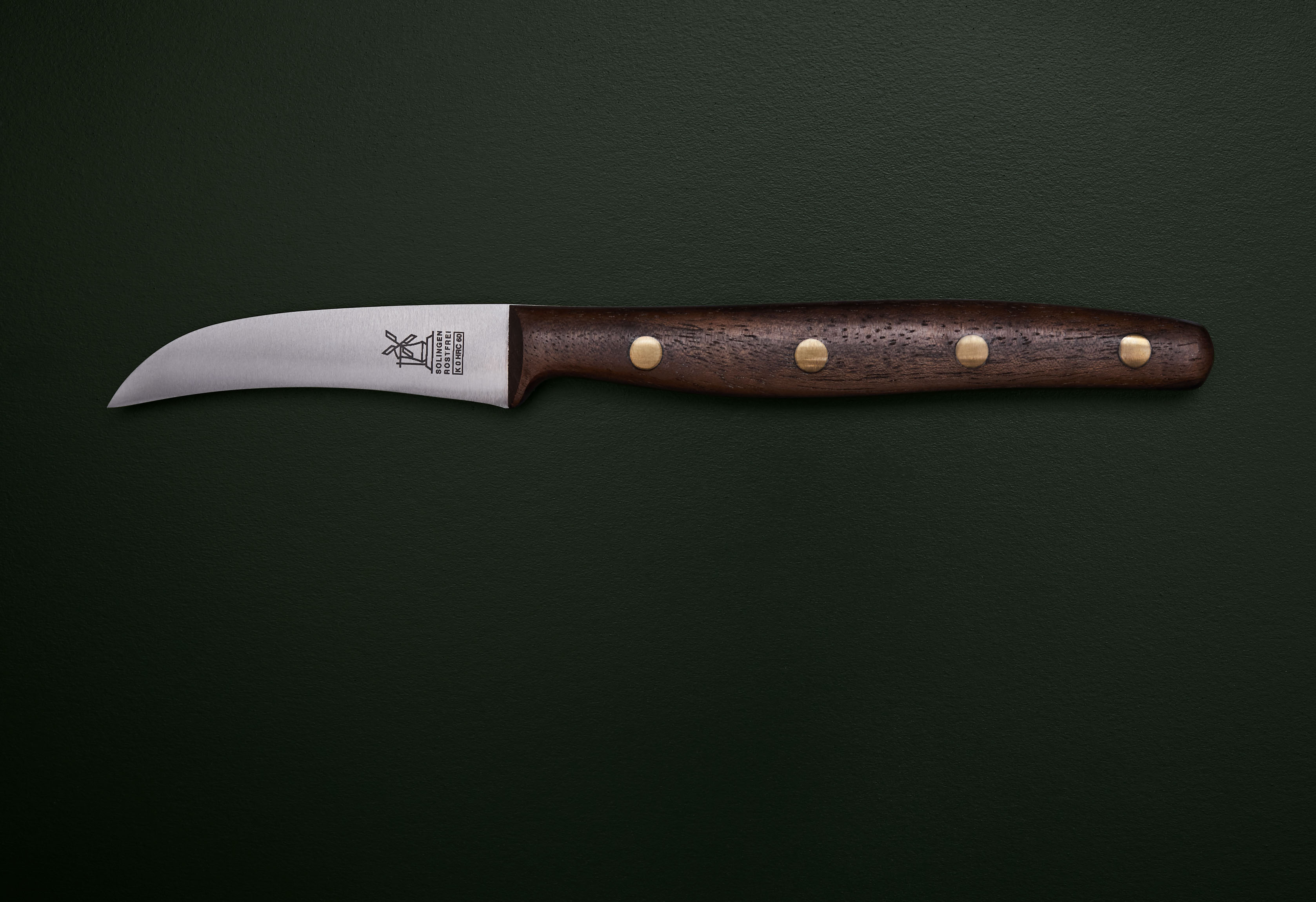 Schälmesser Vogelschnabel Walnuss rostfrei