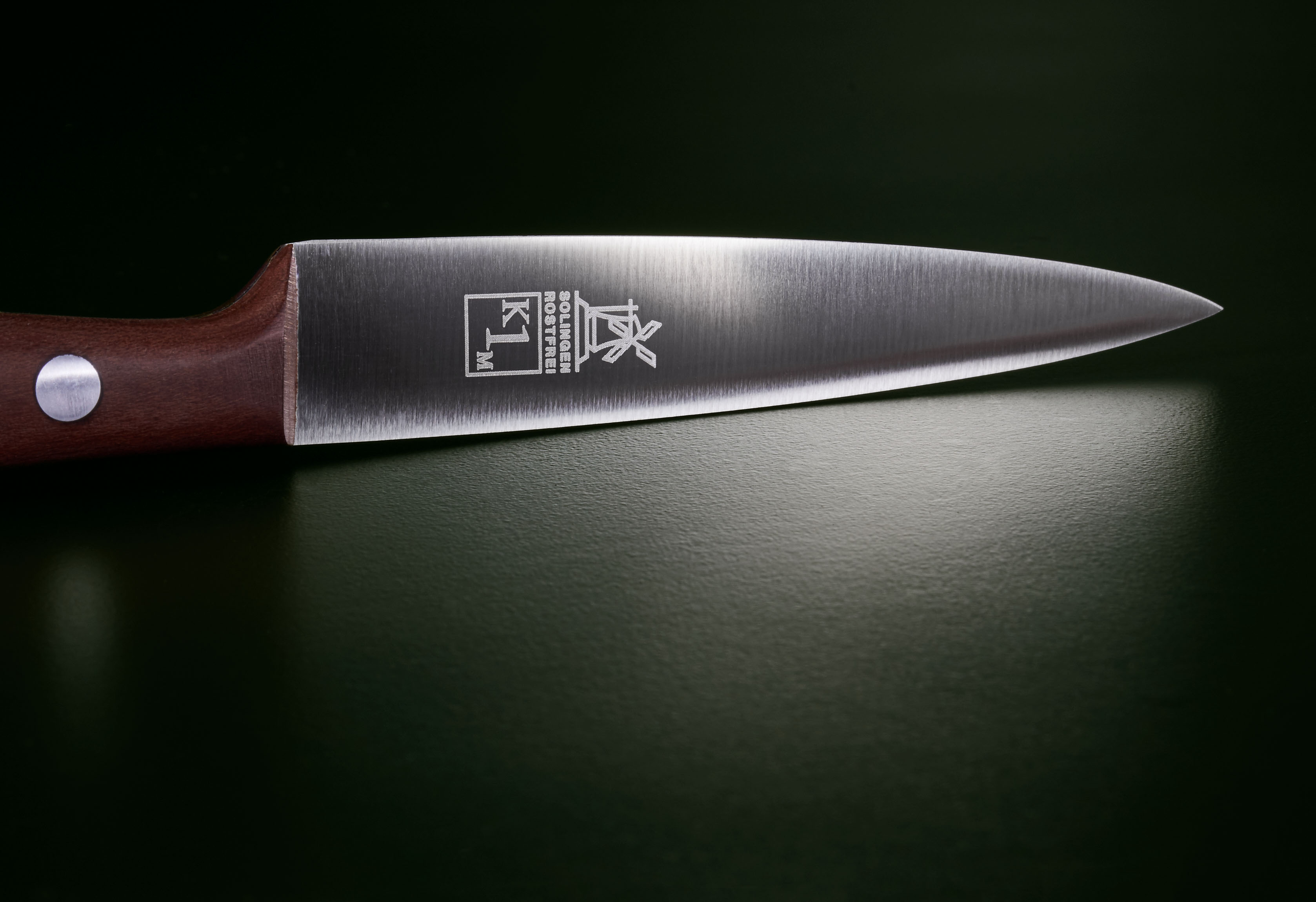 Officemesser Spickmesser 9cm Pflaume mittelspitz rostfrei