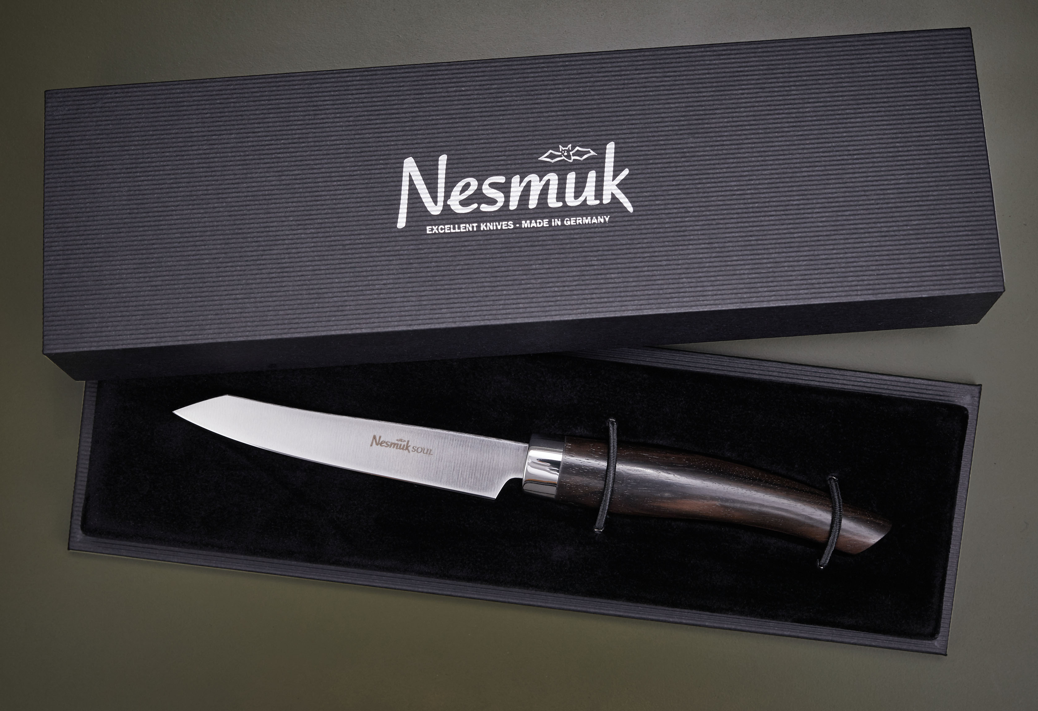 Makassar Ebenholz Officemesser 9cm