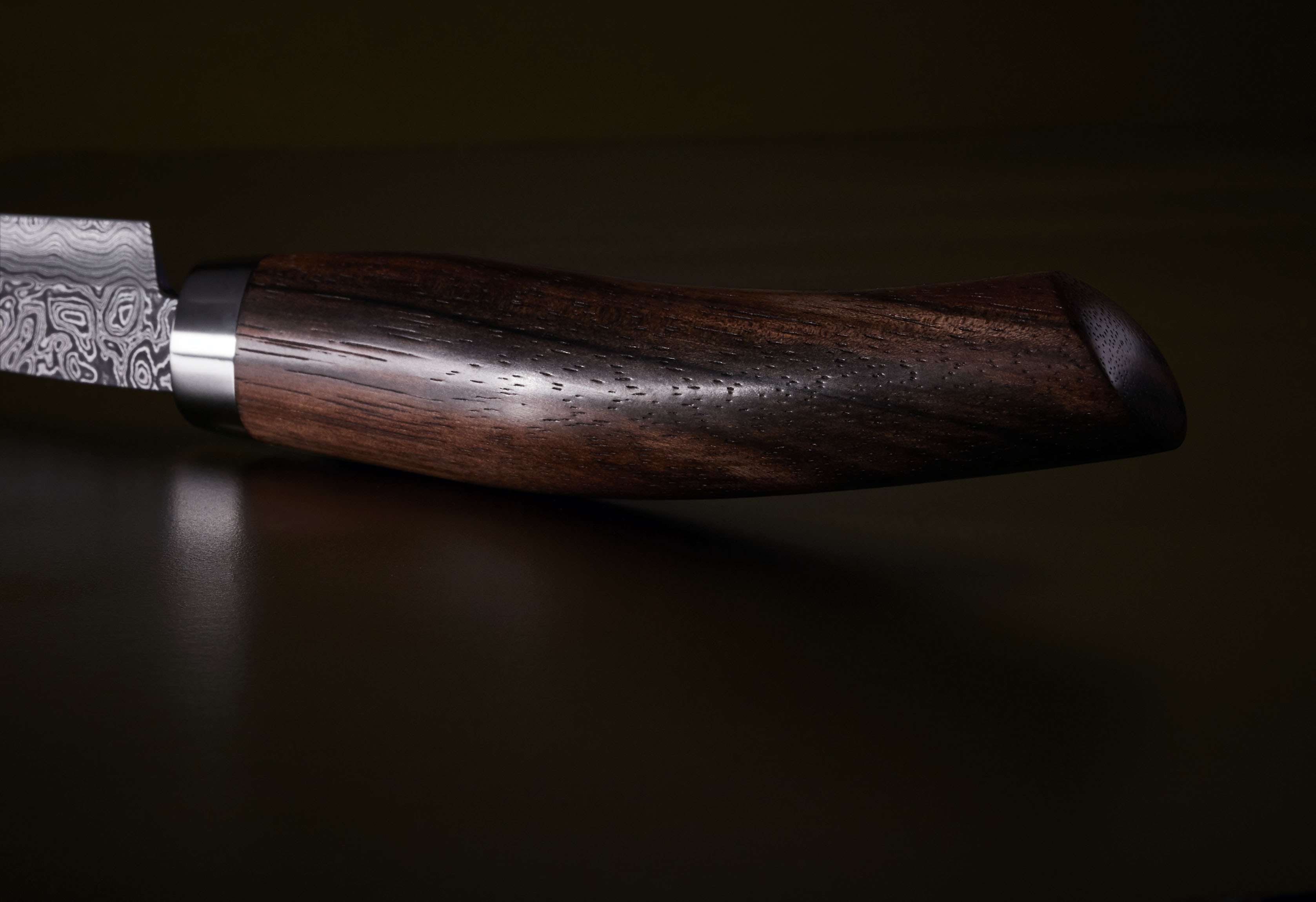 Damast Makassar Ebenholz Slicer 16cm