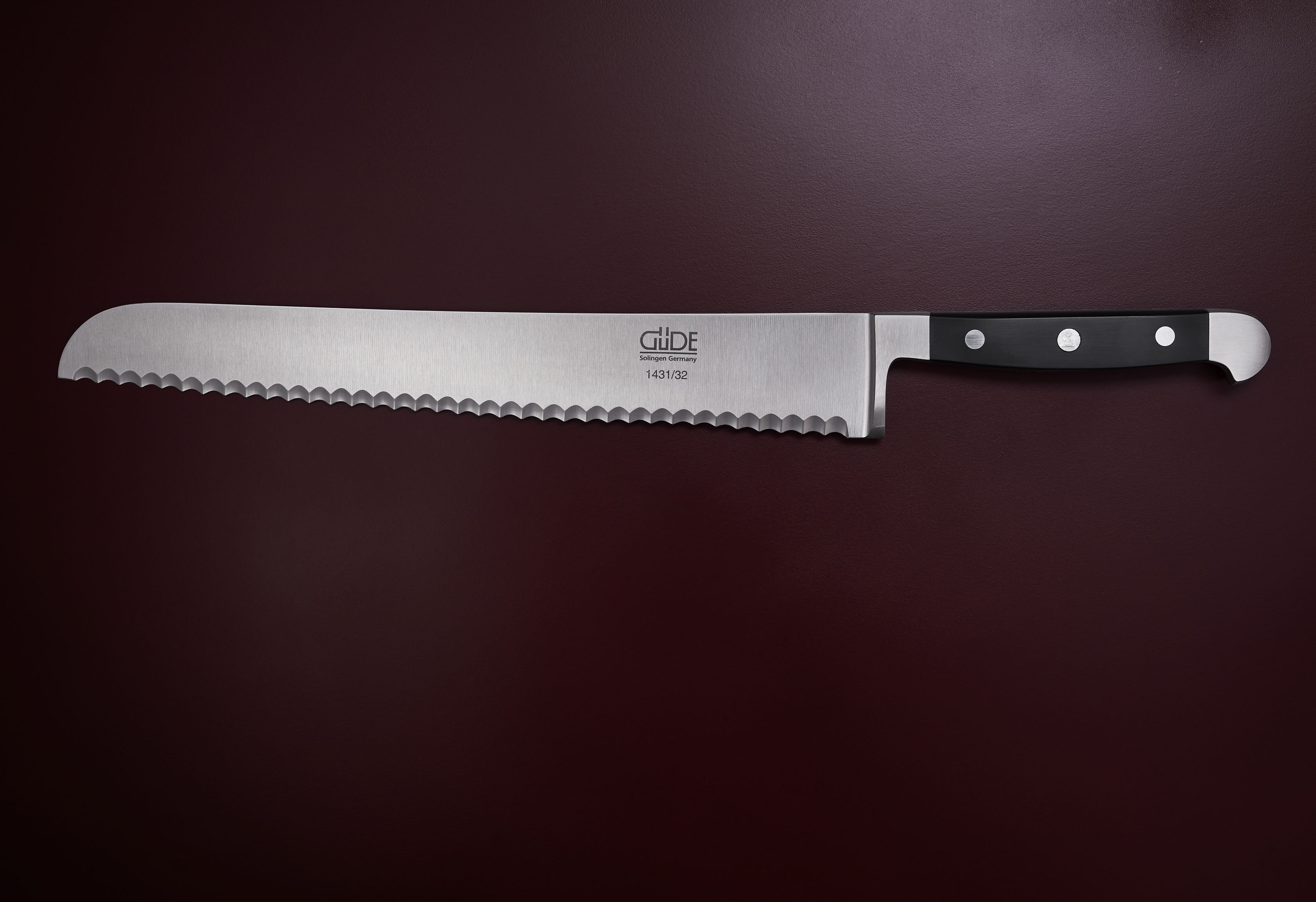 Großes Brotmesser Linkshänder 32cm