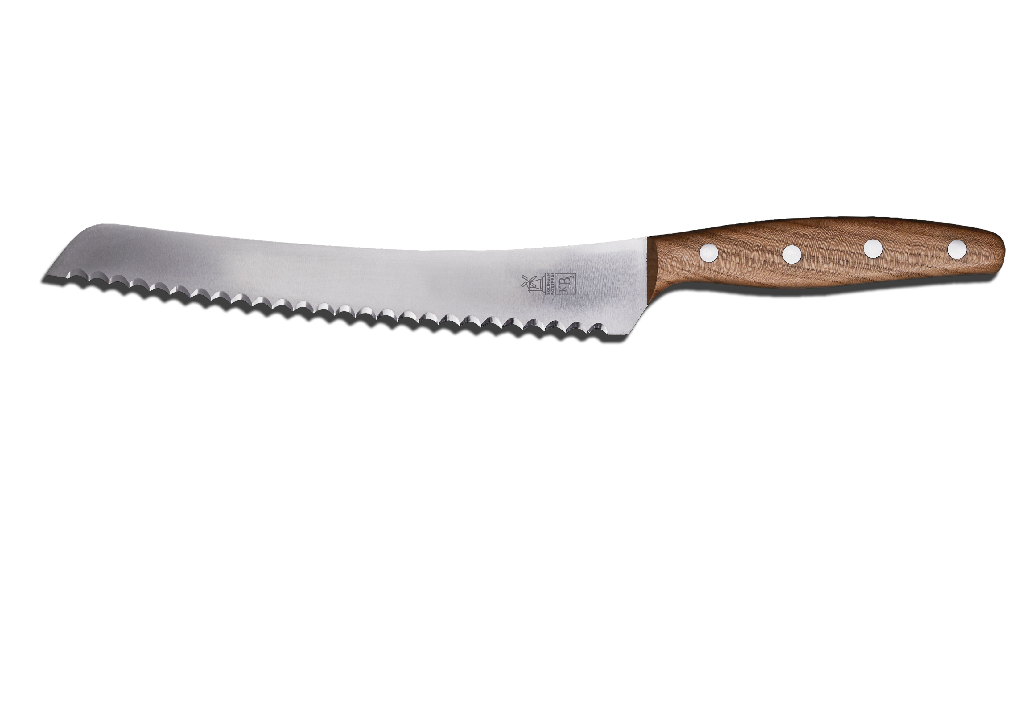 BrotBeidhänder Brotsäge 22,5cm Marille rostfrei