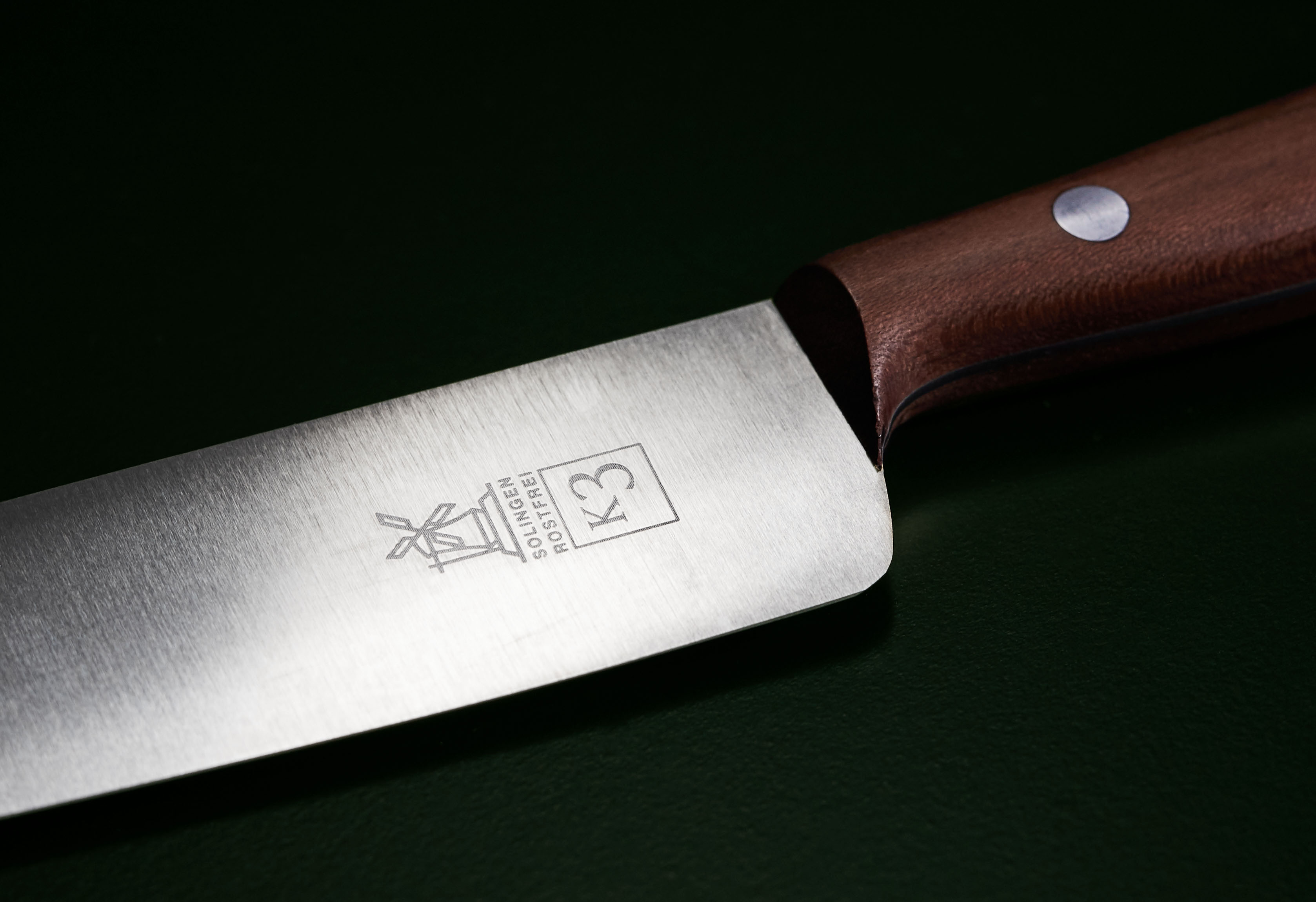 Koch- und Filiermesser 12,5cm Pflaume rostfrei