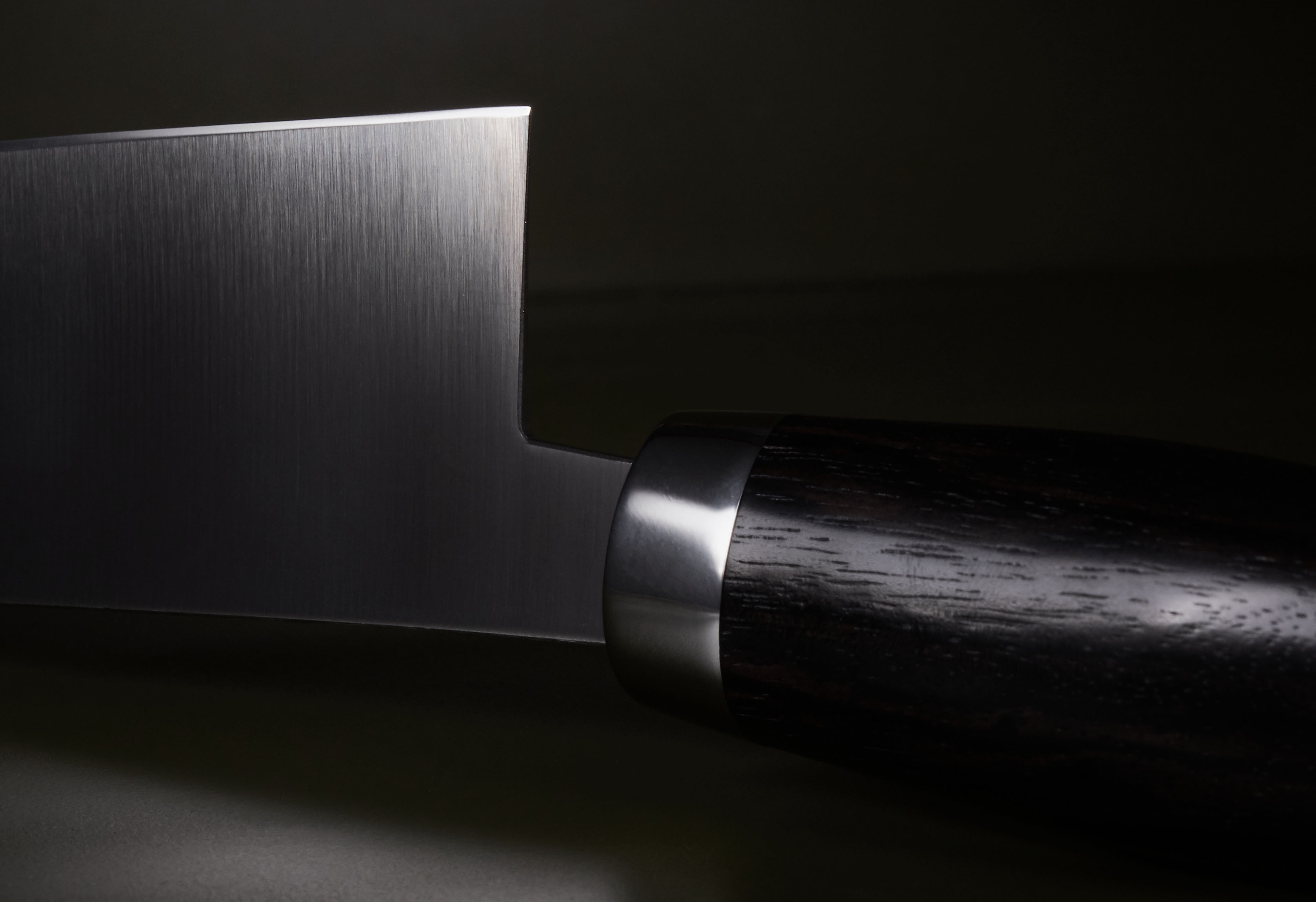 Makassar Ebenholz Kochmesser 18c