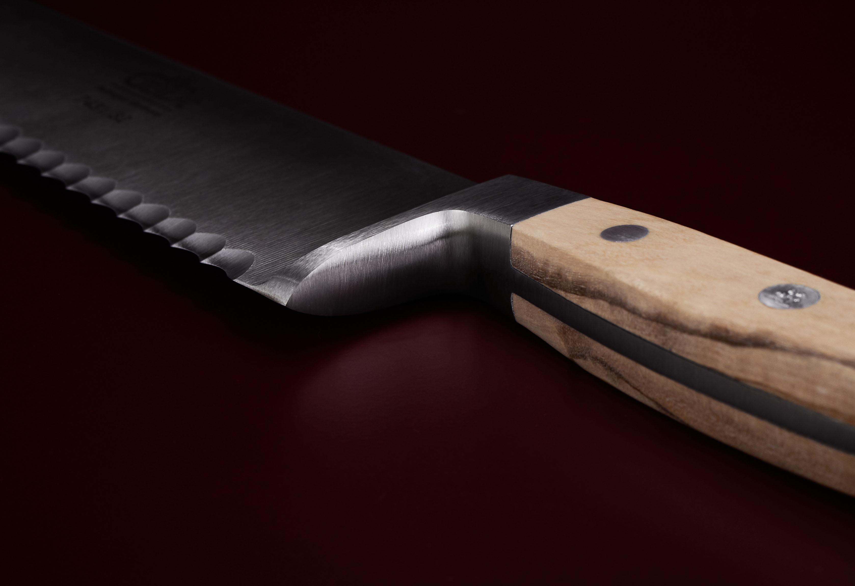 Großes Brotmesser Linkshänder, 32cm