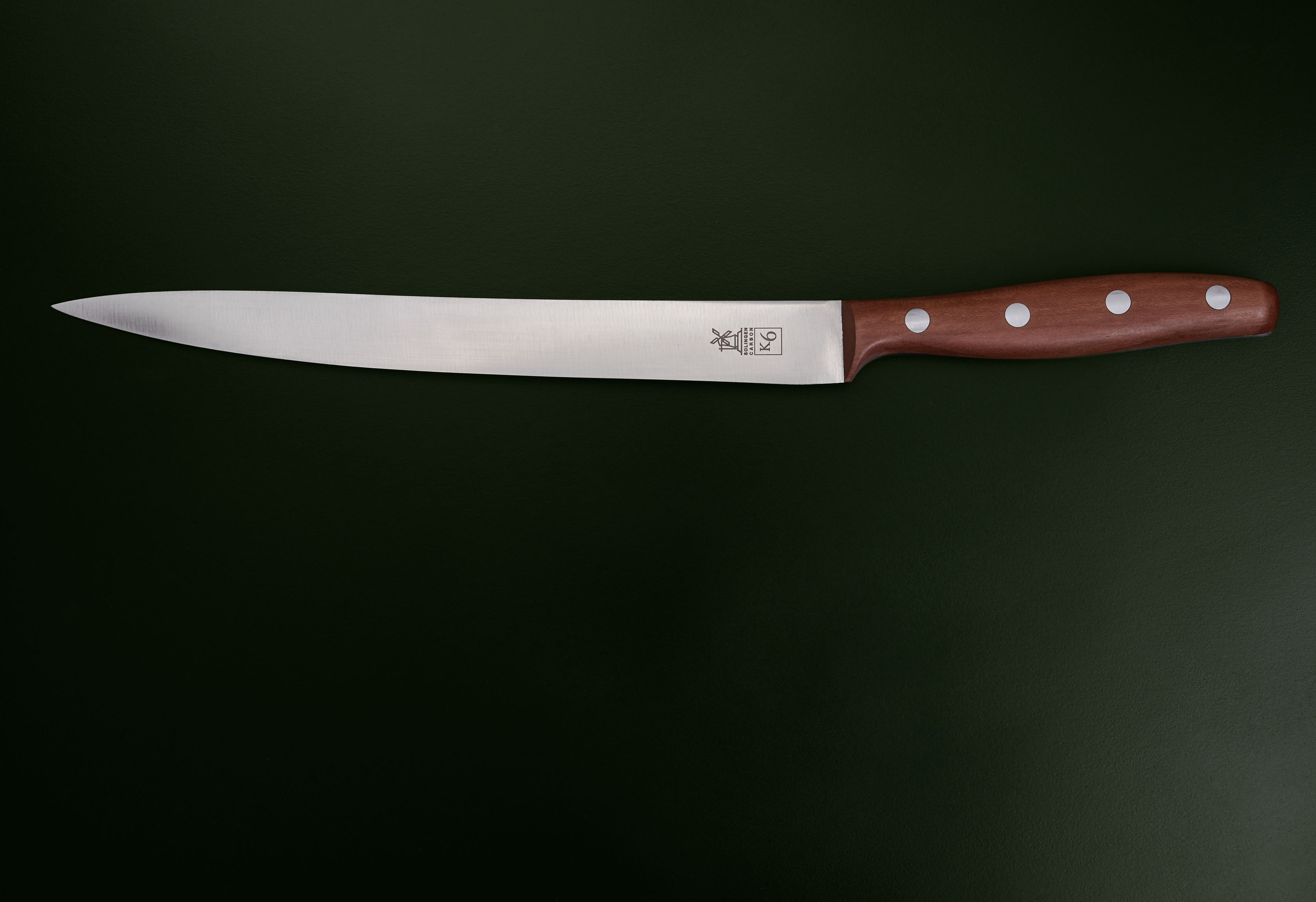 Koch- und Filiermesser 22,5cm Pflaume carbon