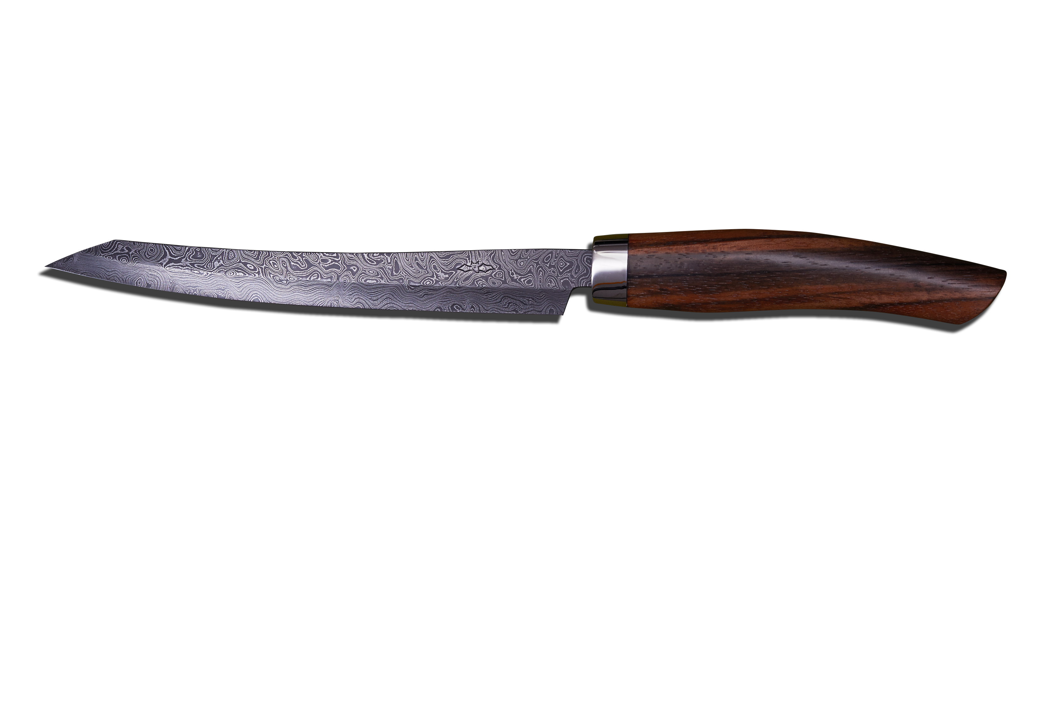 Damast Makassar Ebenholz Slicer 16cm