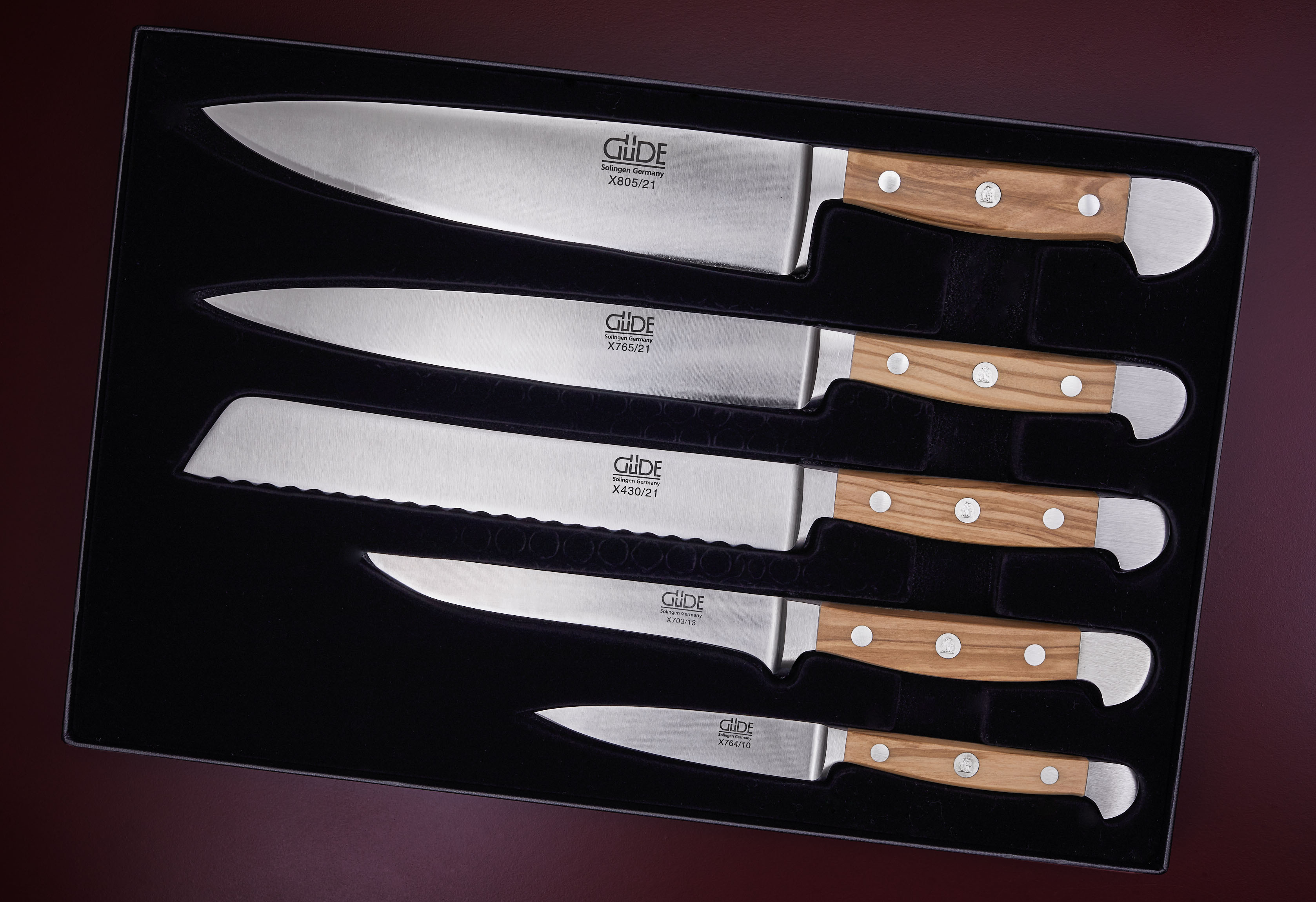 5-teiliges Messerset