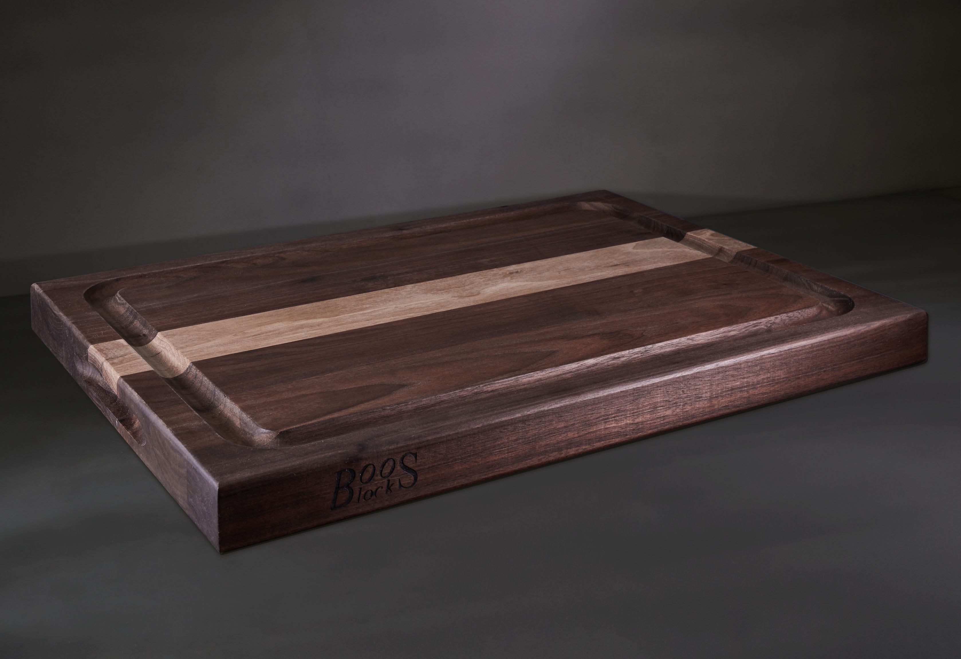 Mittleres Gourmet Schneidebrett mit Saftrille 4cm