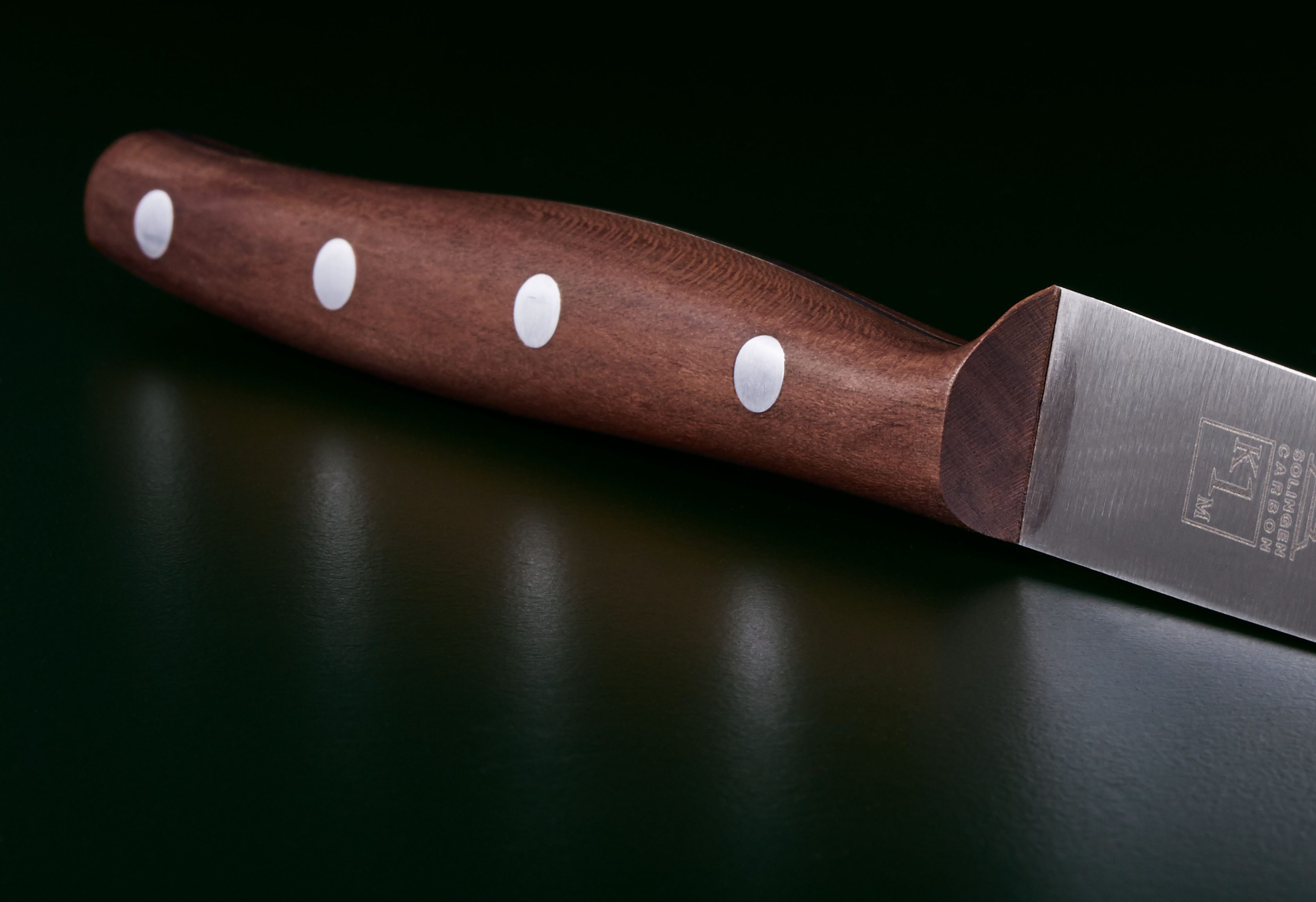 Officemesser Spickmesser Pflaume mittelspitz carbon