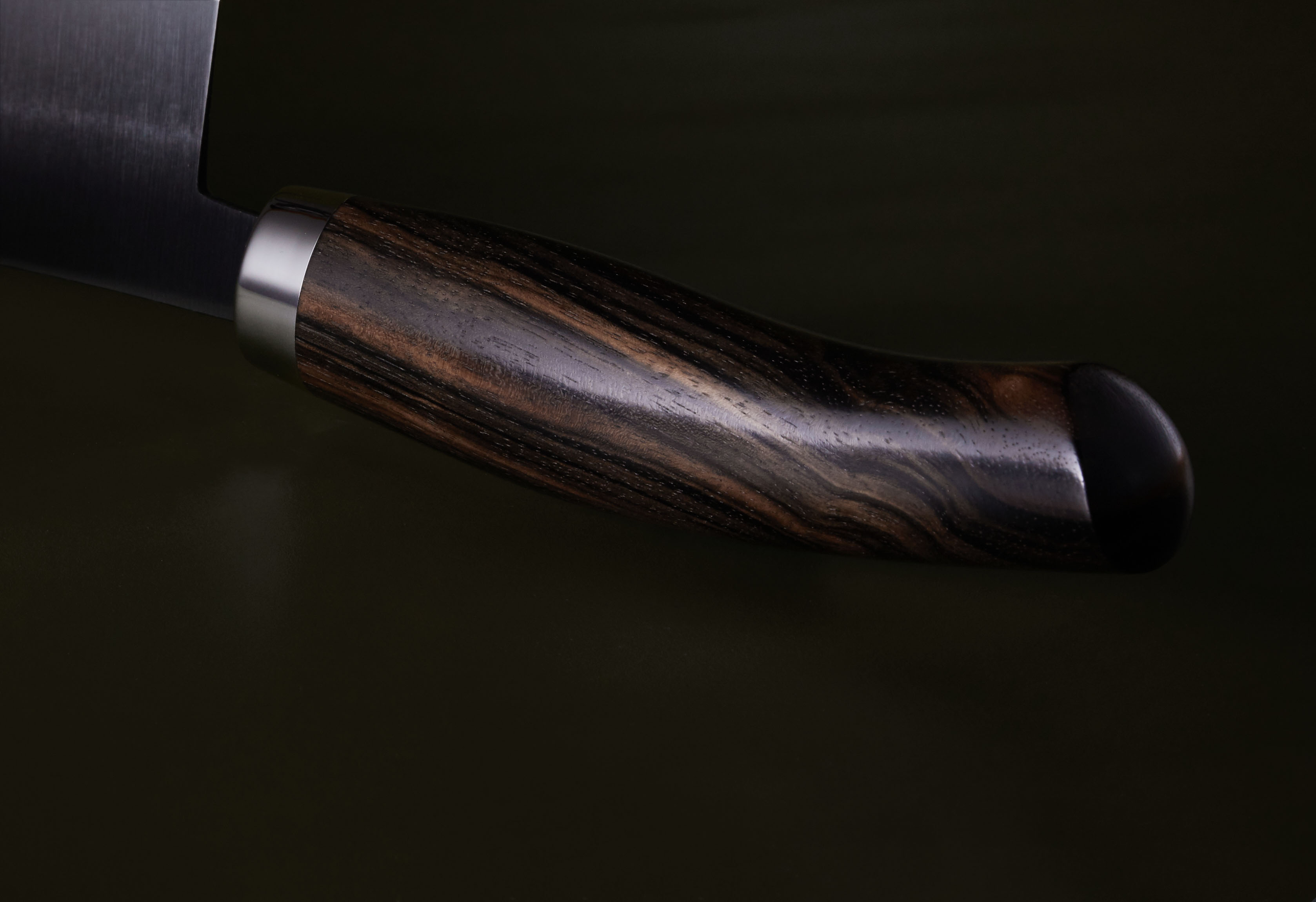 Makassar Ebenholz Kochmesser 18cm