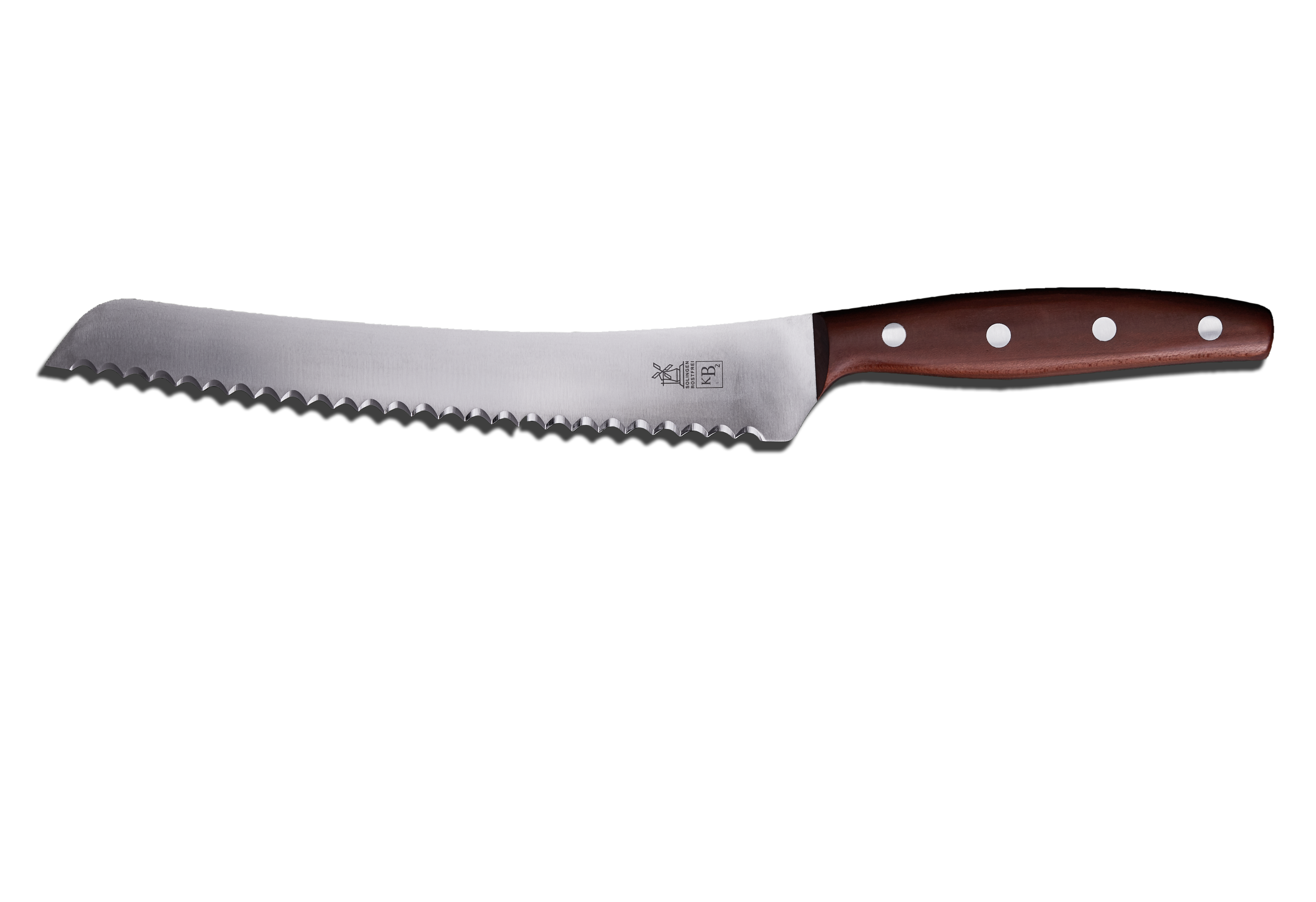 BrotBeidhänder Brotsäge 22,5cm Pflaume rostfrei