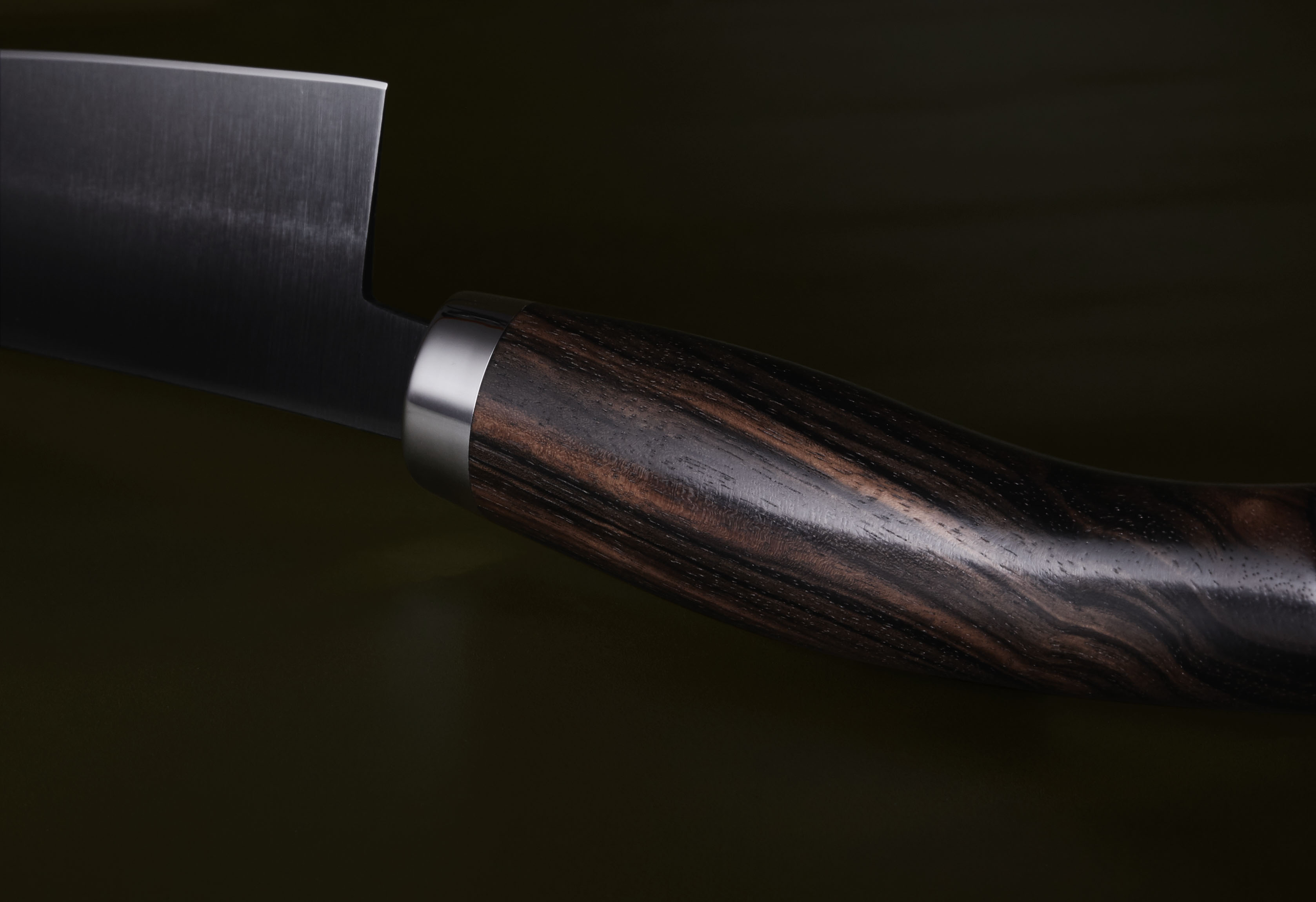 Makassar Ebenholz Kochmesser 18cm