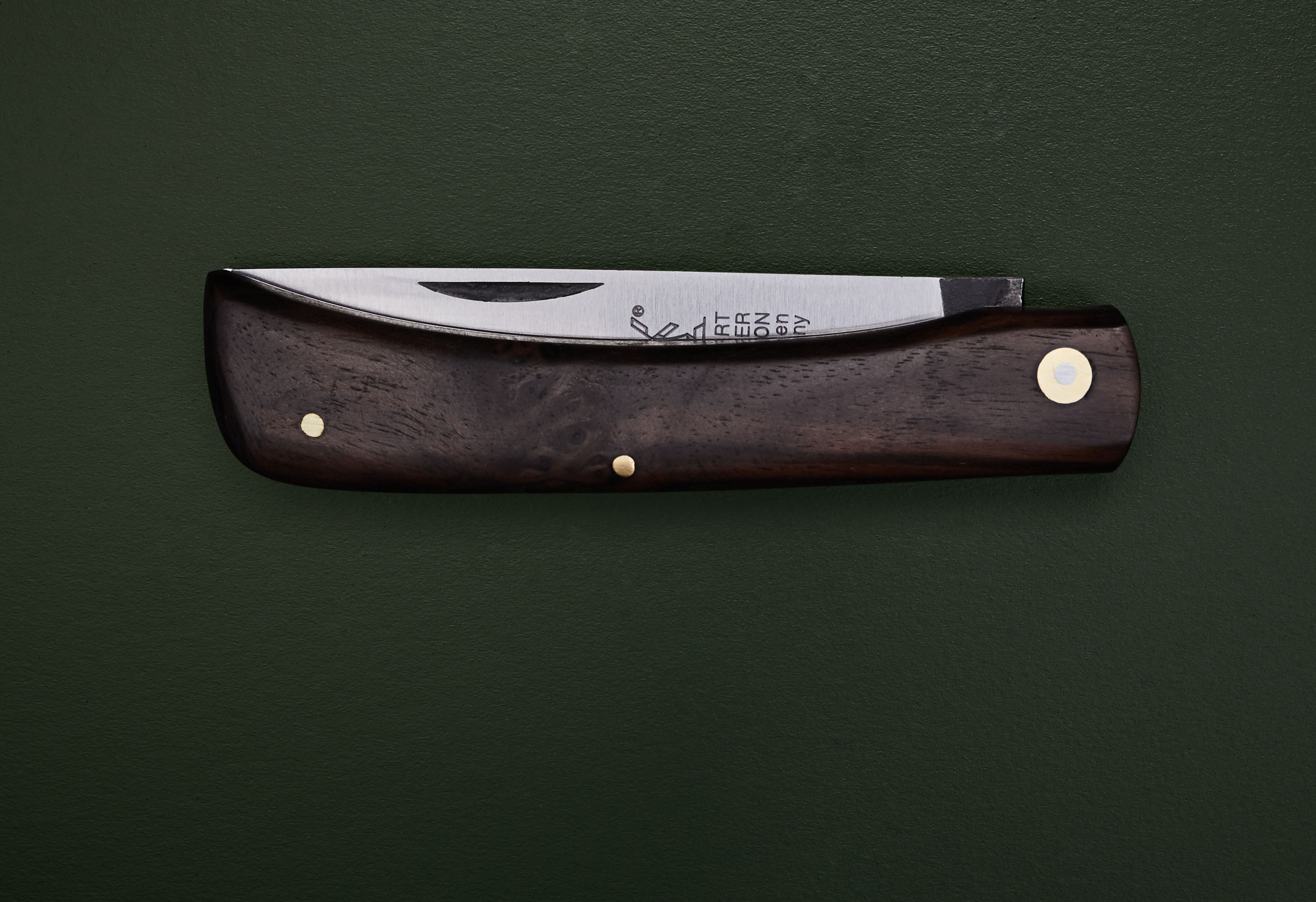 Walnuss Großes Taschenmesser carbon