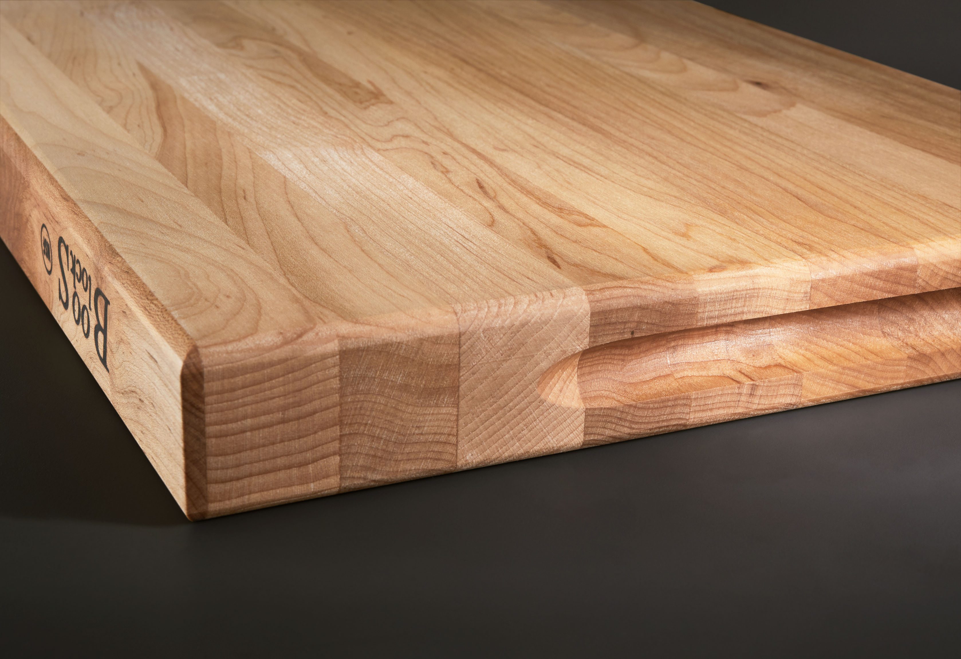 Schneidebrett mit Saftrille Ahorn 40 x 30 x 4cm