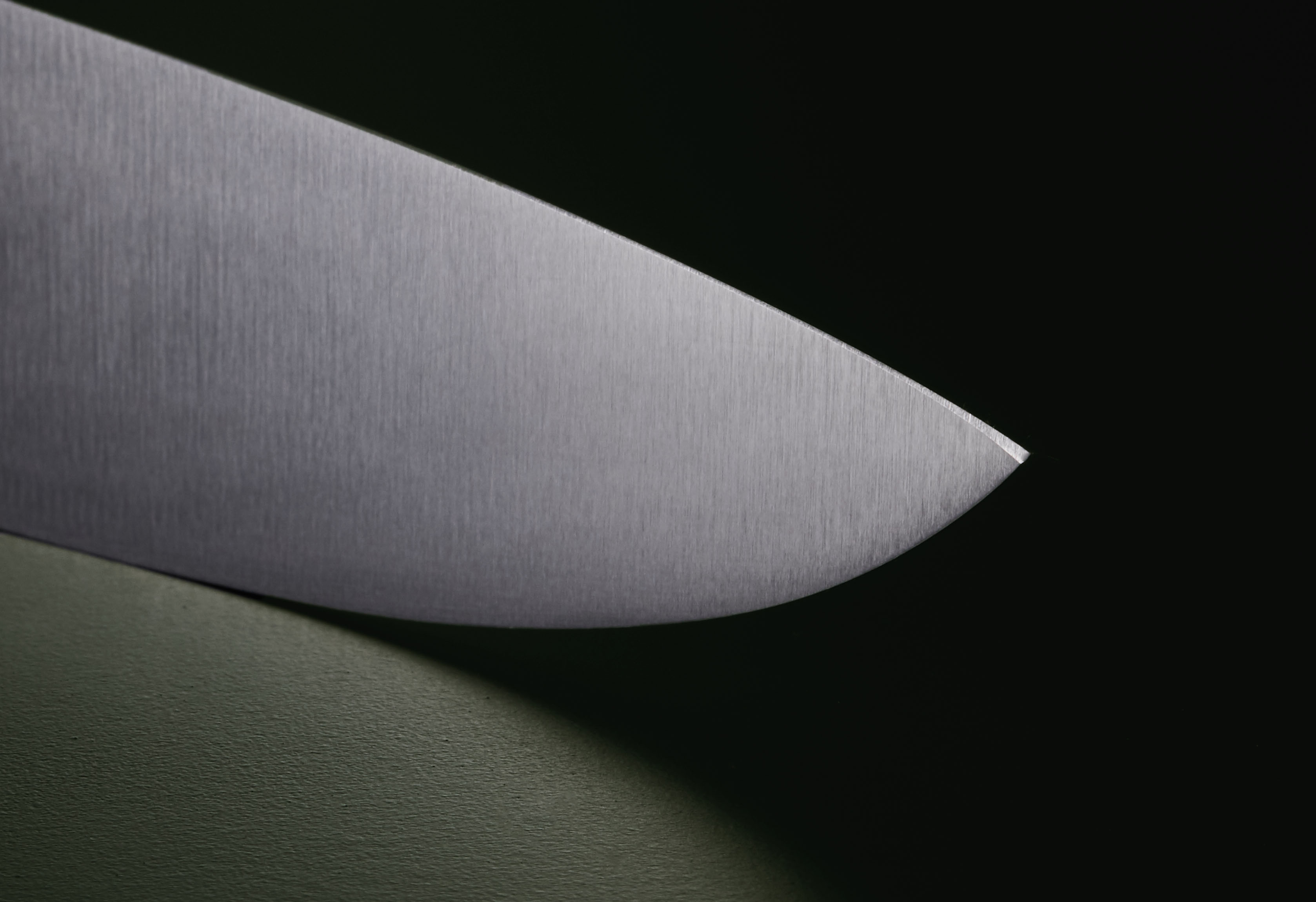 Großes Kochmesser 18cm Pflaume rostfrei