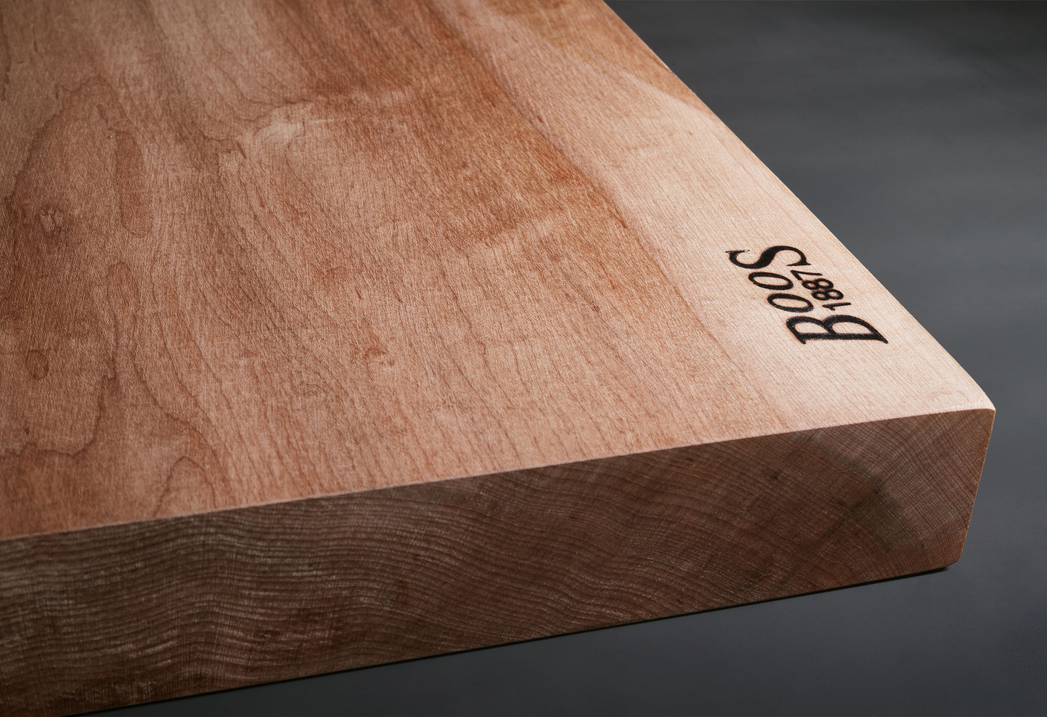 Großes Schneidebrett rustikal Ahorn 4,5cm