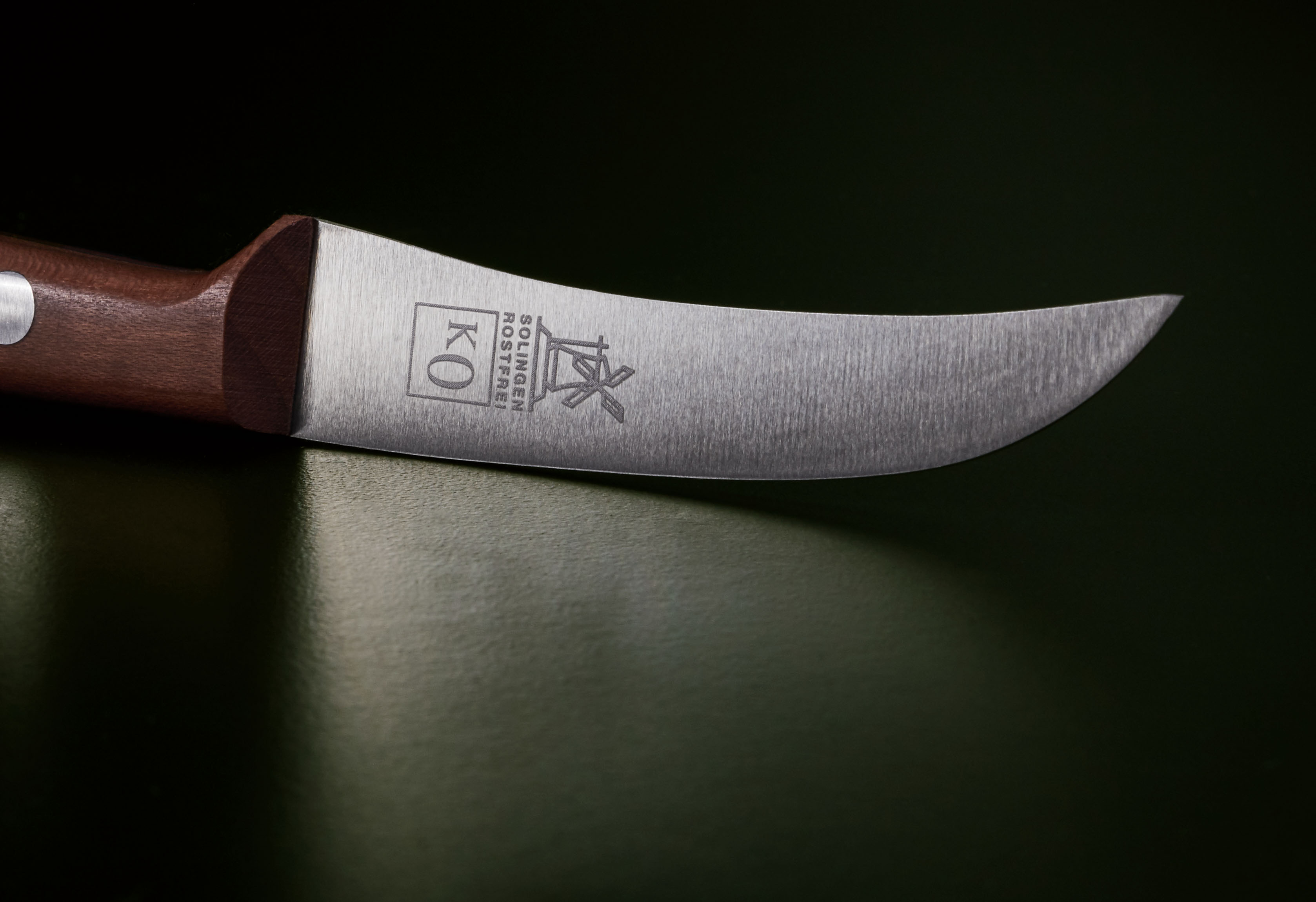 Schälmesser Vogelschnabel Pflaume rostfrei