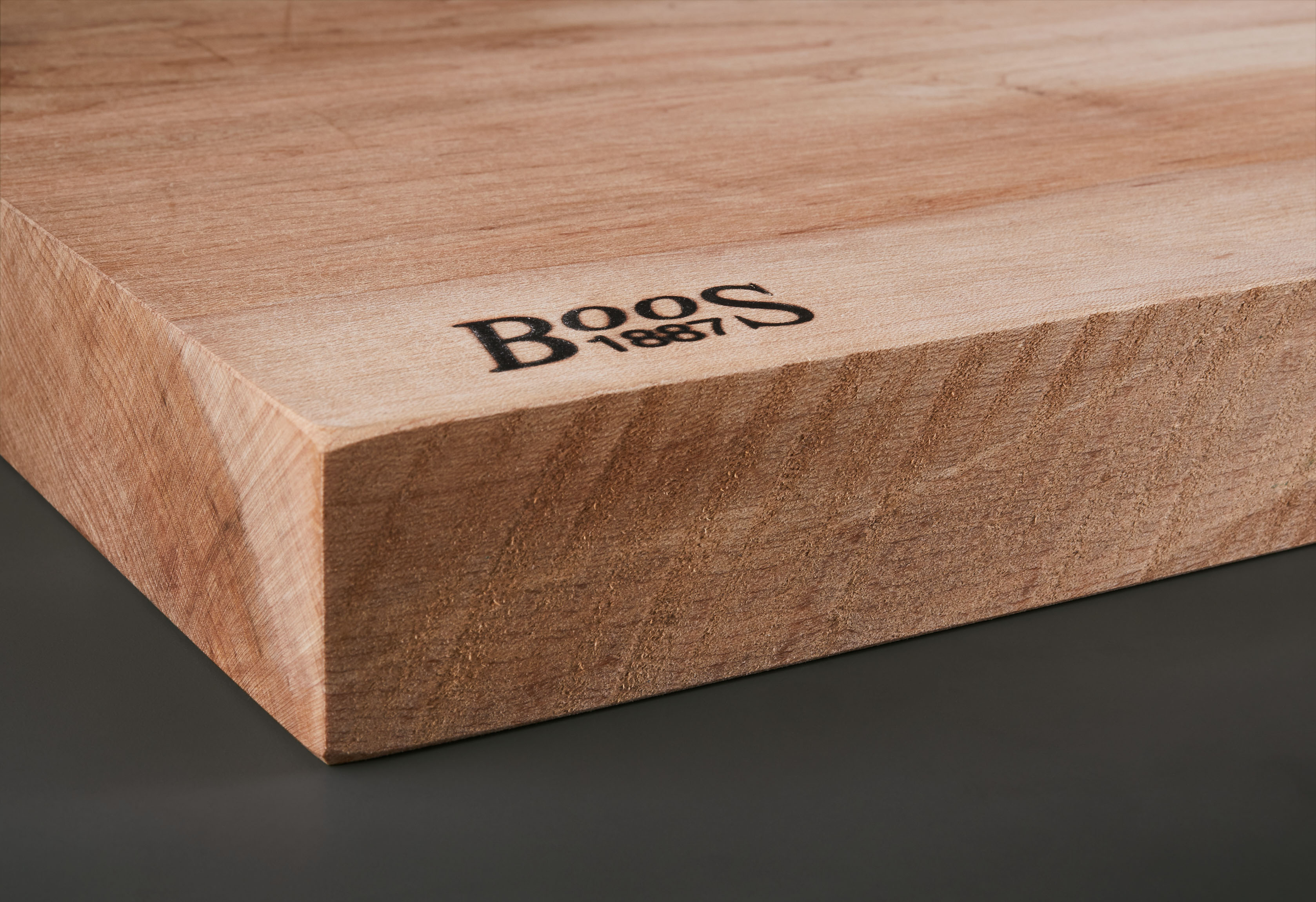 Großes Schneidebrett rustikal Ahorn 4,5cm