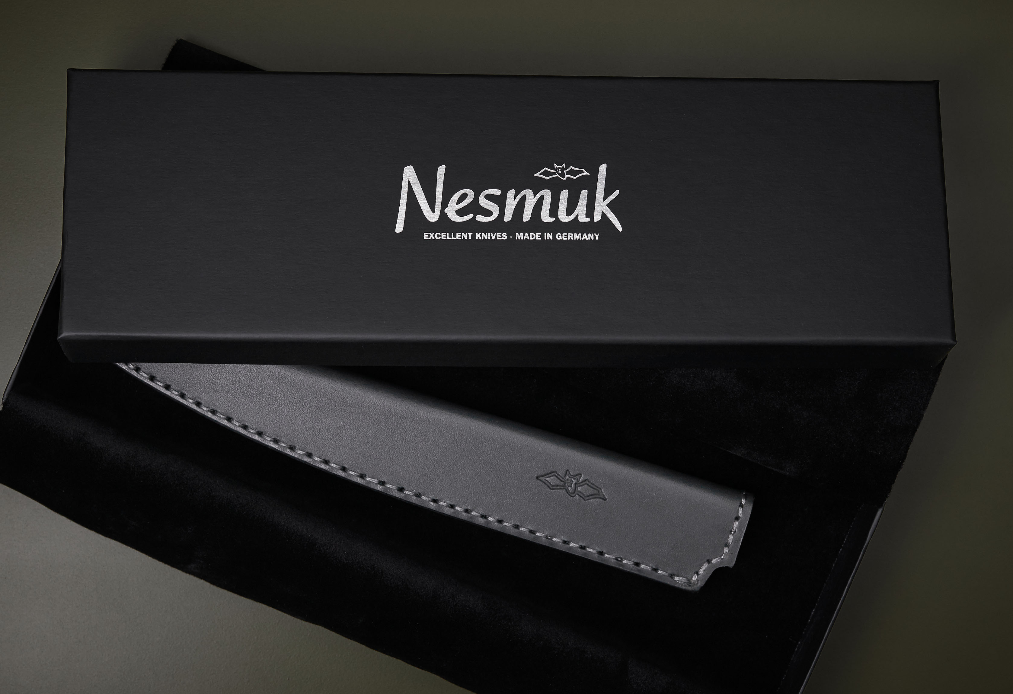 Ledersteckscheide für Slicer 16cm